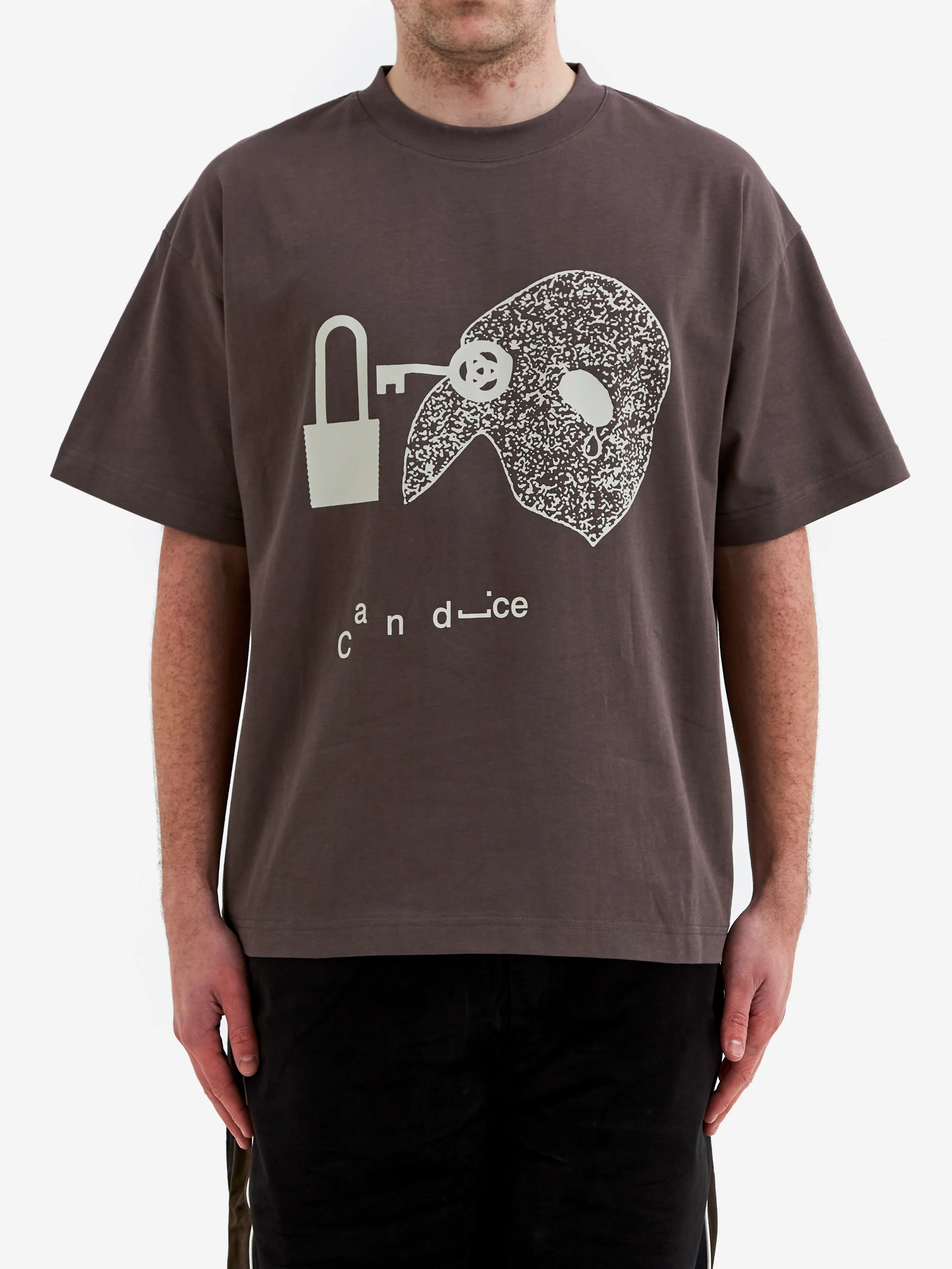 Candice Secrets Heavyweight T-Shirt - Charcoal - Image 2