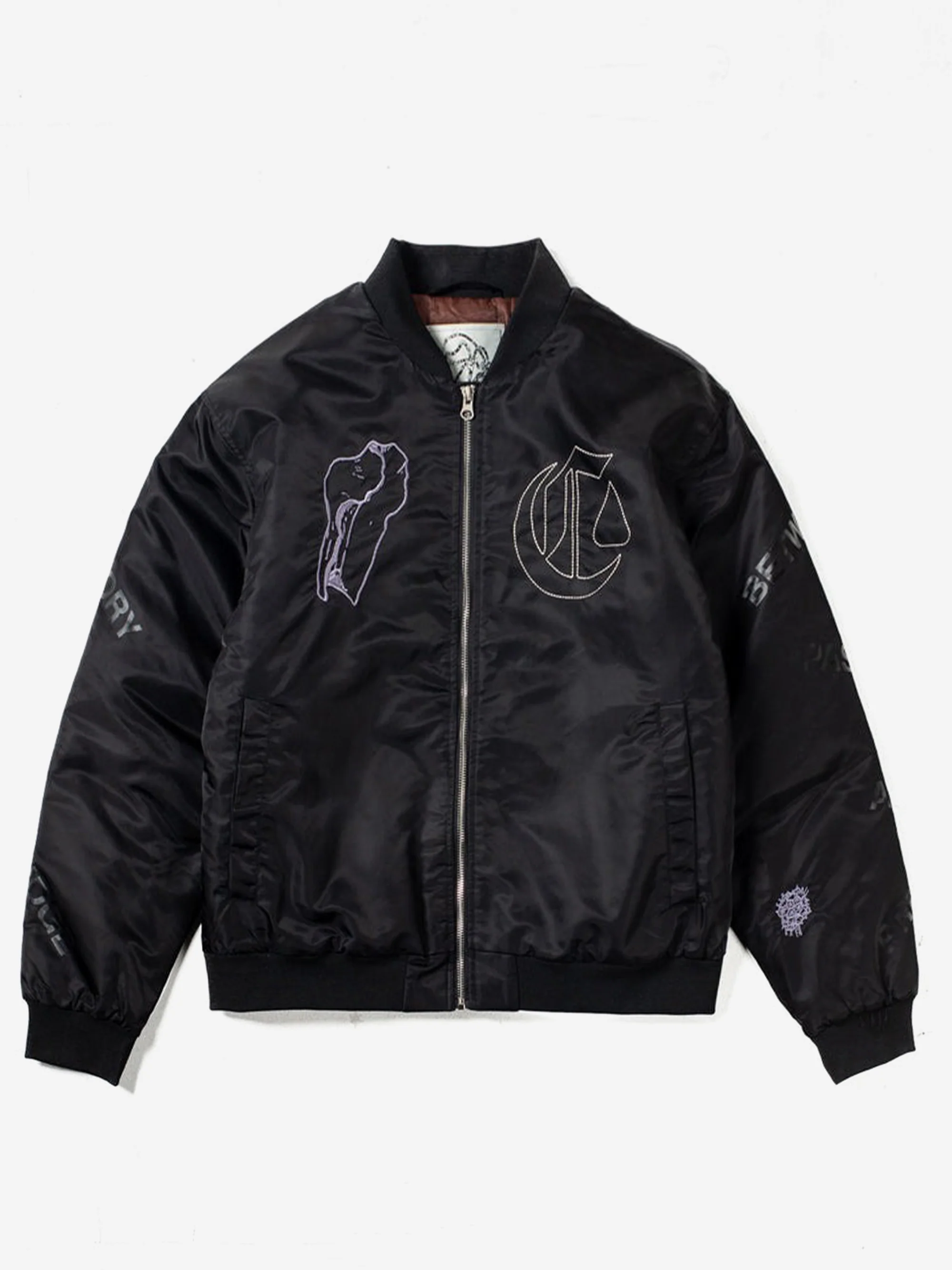 Candice x Cremate Acacia Bomber Jacket - Black