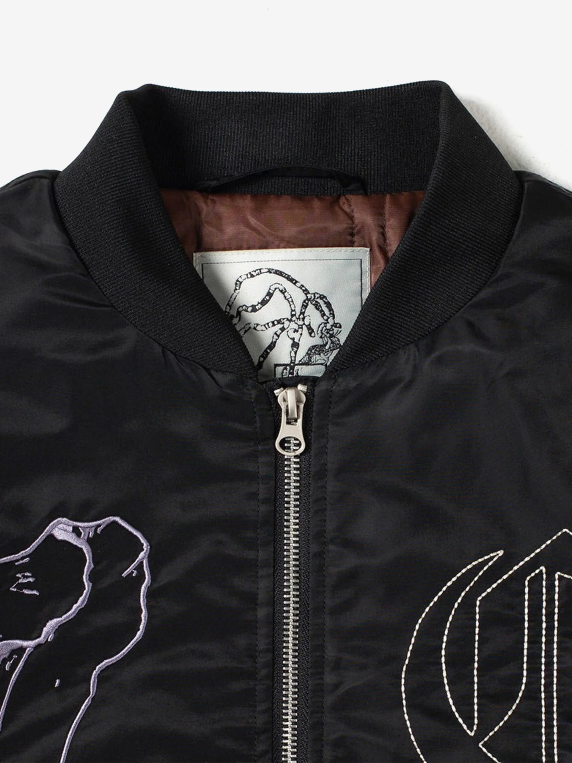 Candice x Cremate Acacia Bomber Jacket - Black - Image 2