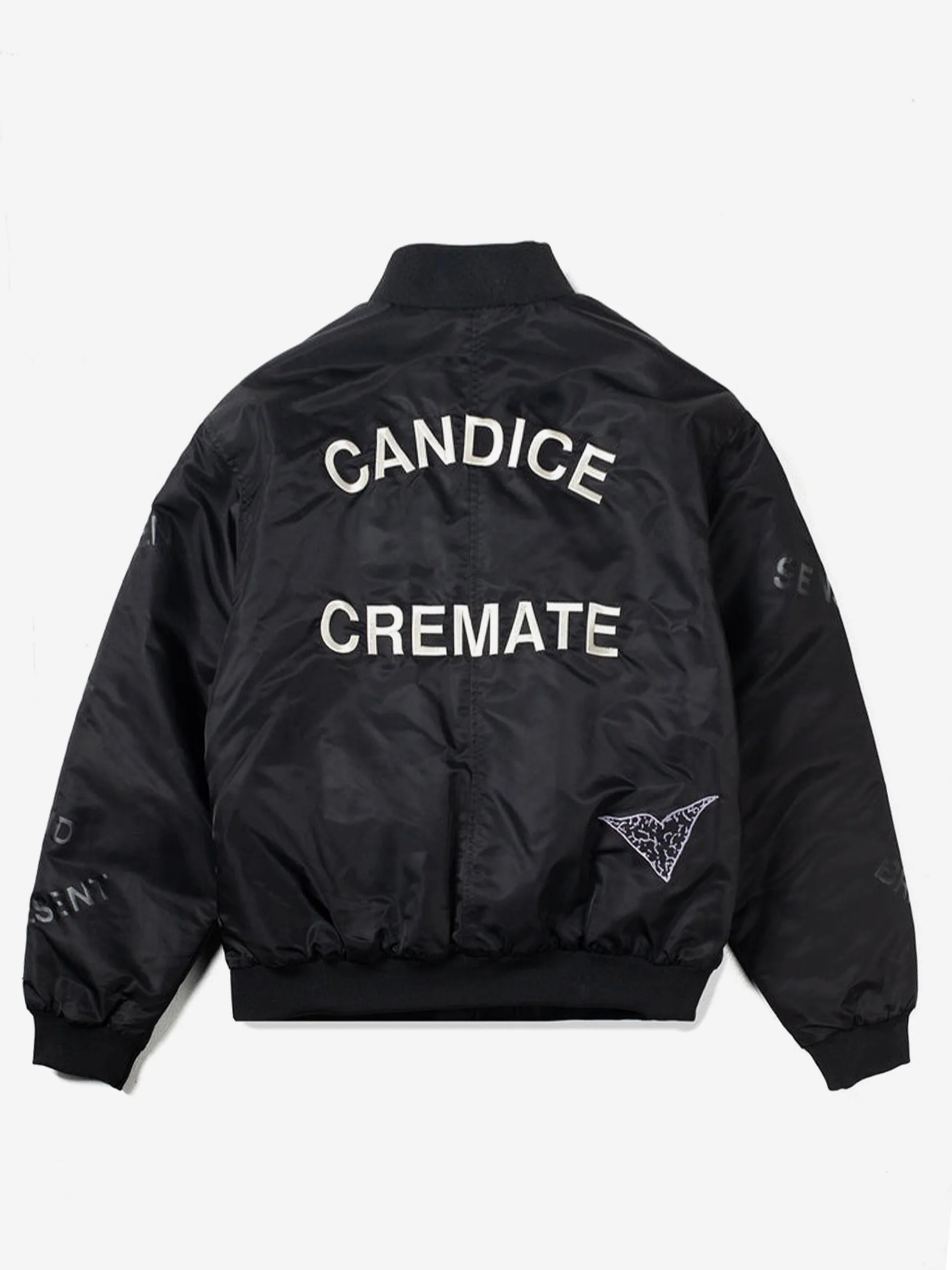 Candice x Cremate Acacia Bomber Jacket - Black - Image 4