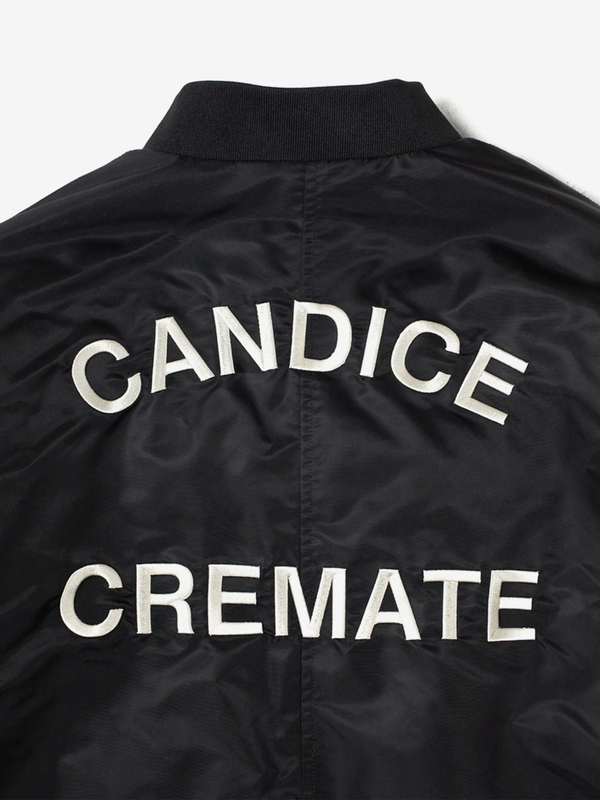 Candice x Cremate Acacia Bomber Jacket - Black - Image 5