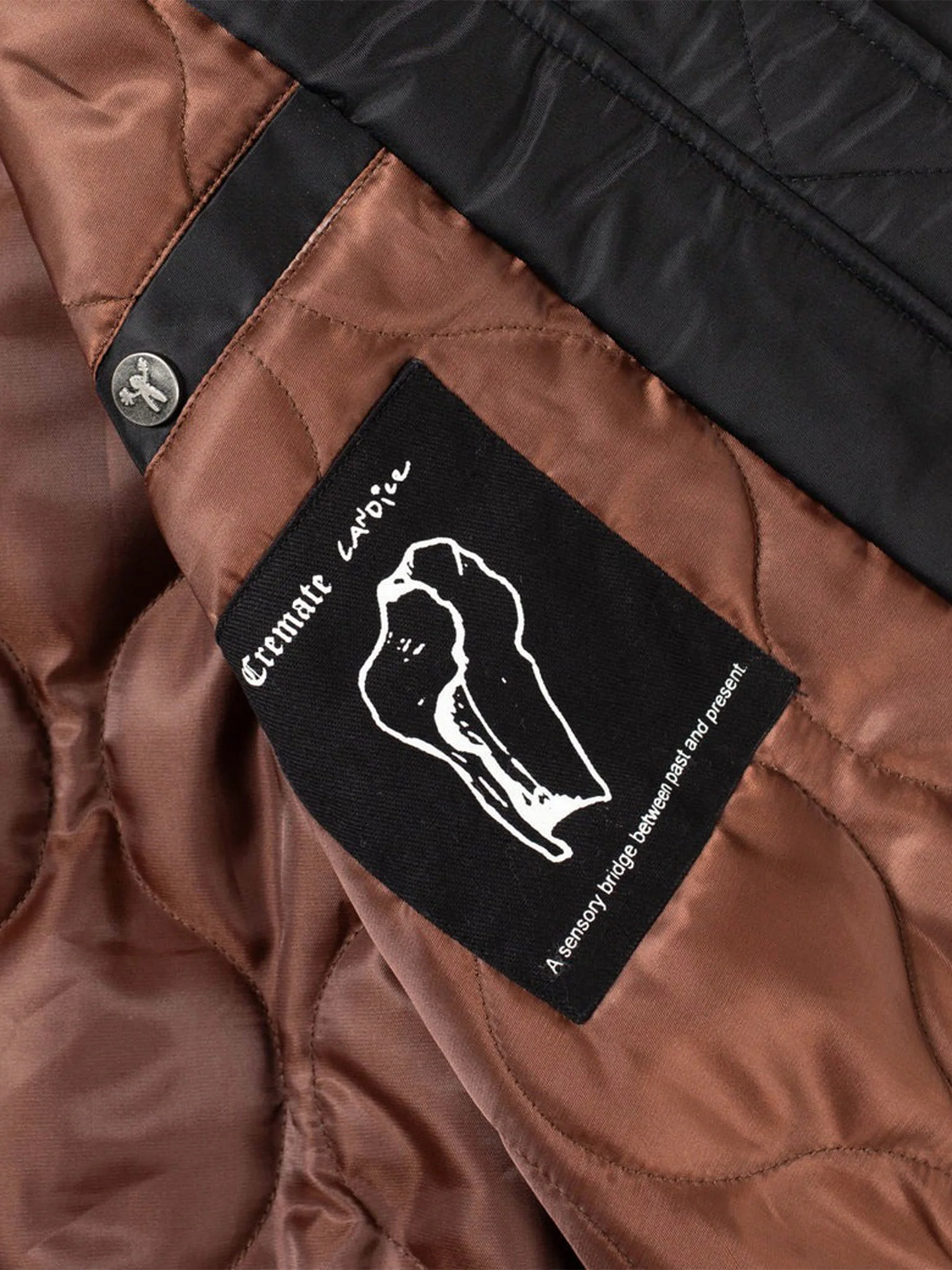 Candice x Cremate Acacia Bomber Jacket - Black - Image 6
