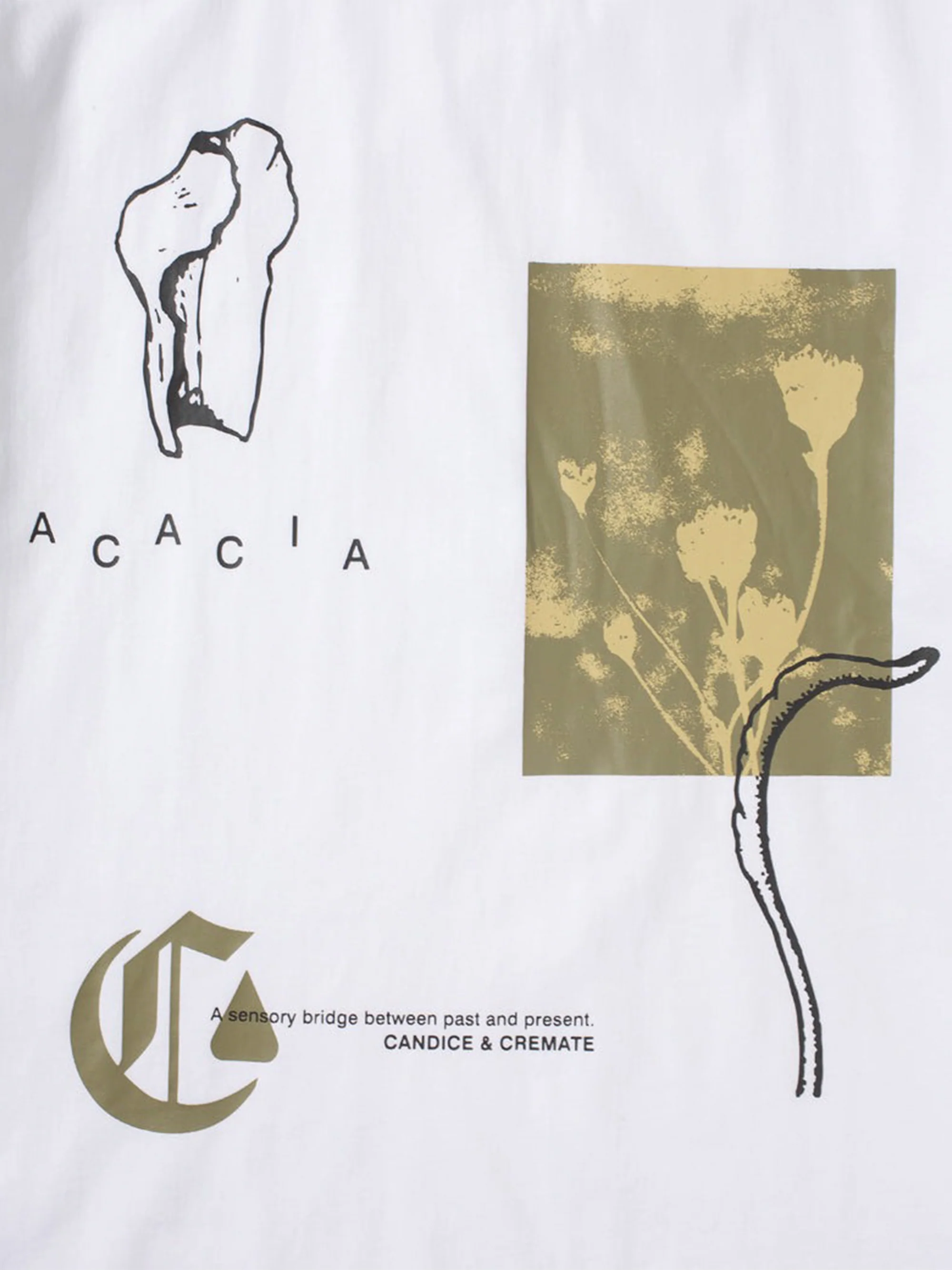 Candice x Cremate Acacia Tee - White - Image 2