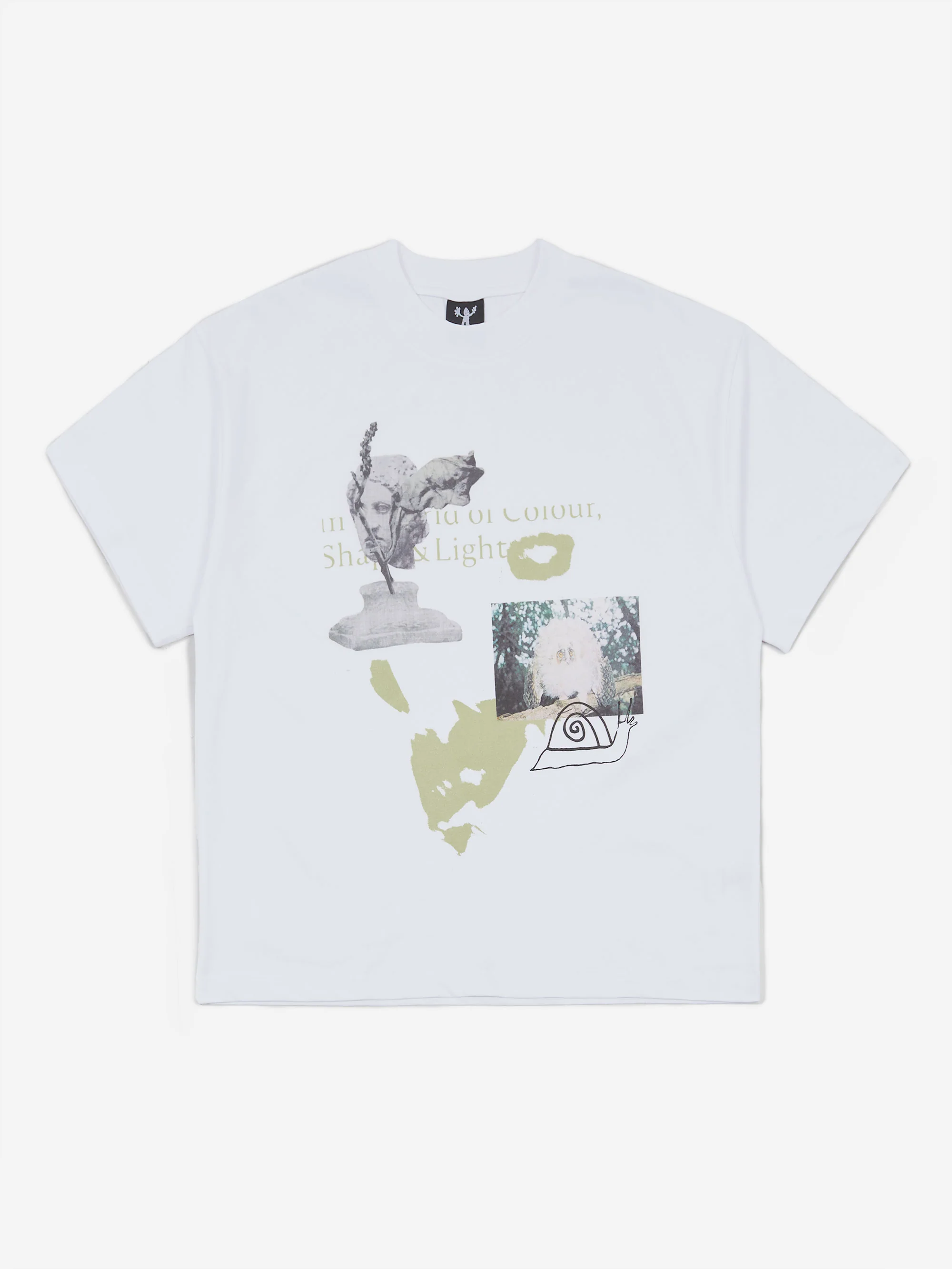 Candice Shape Heavyweight T-Shirt - White