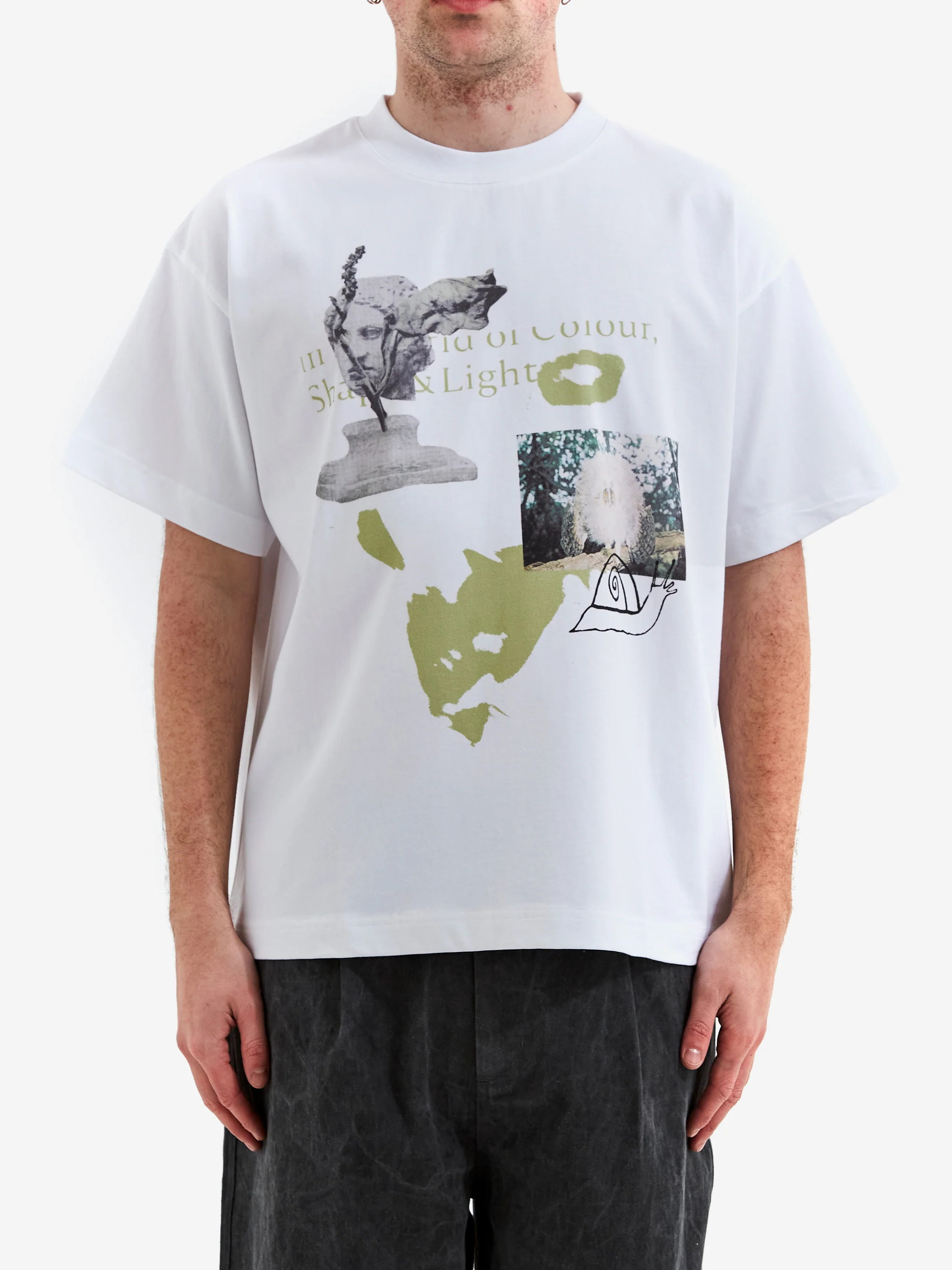 Candice Shape Heavyweight T-Shirt - White - Image 2