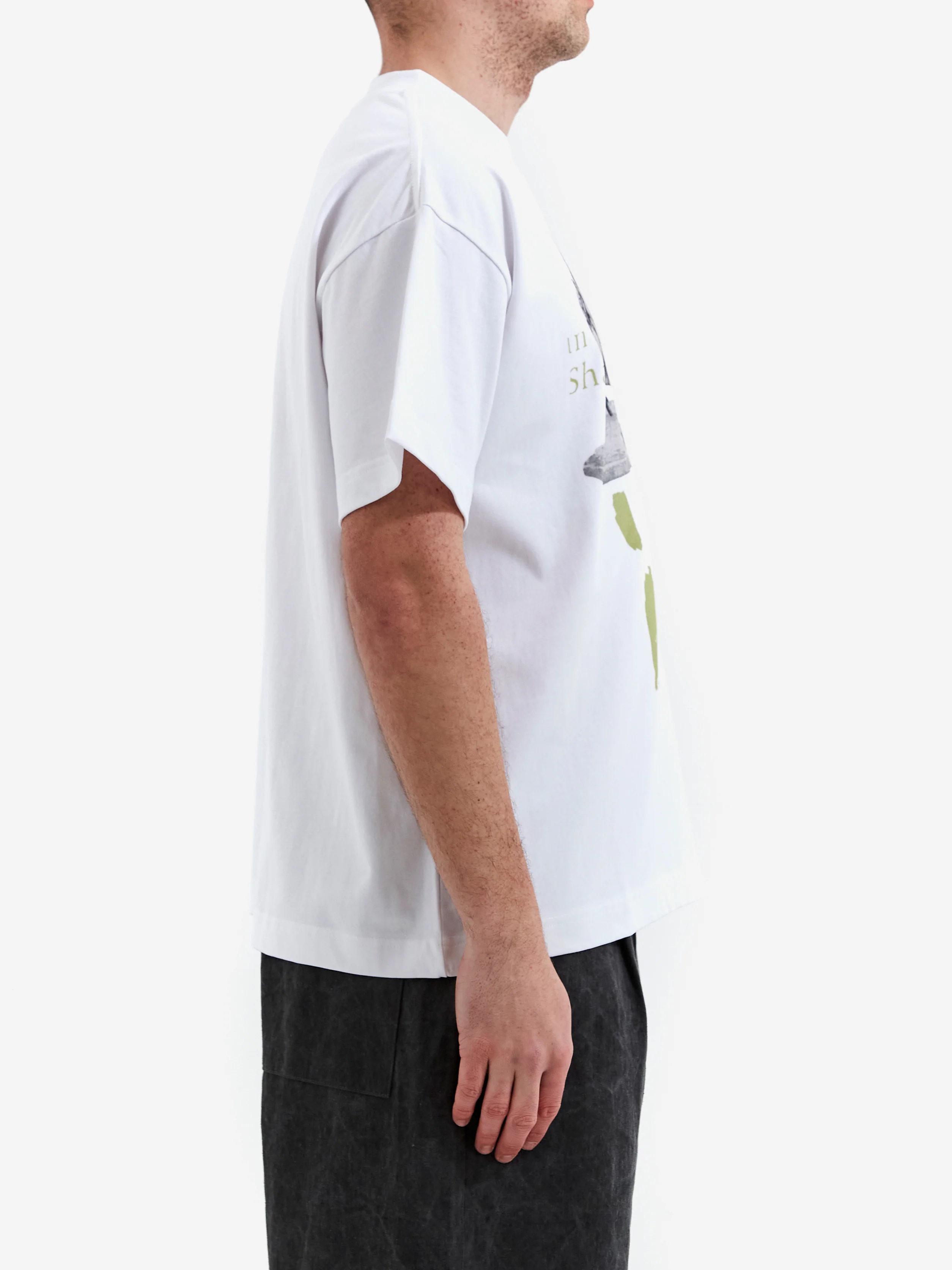 Candice Shape Heavyweight T-Shirt - White - Image 5
