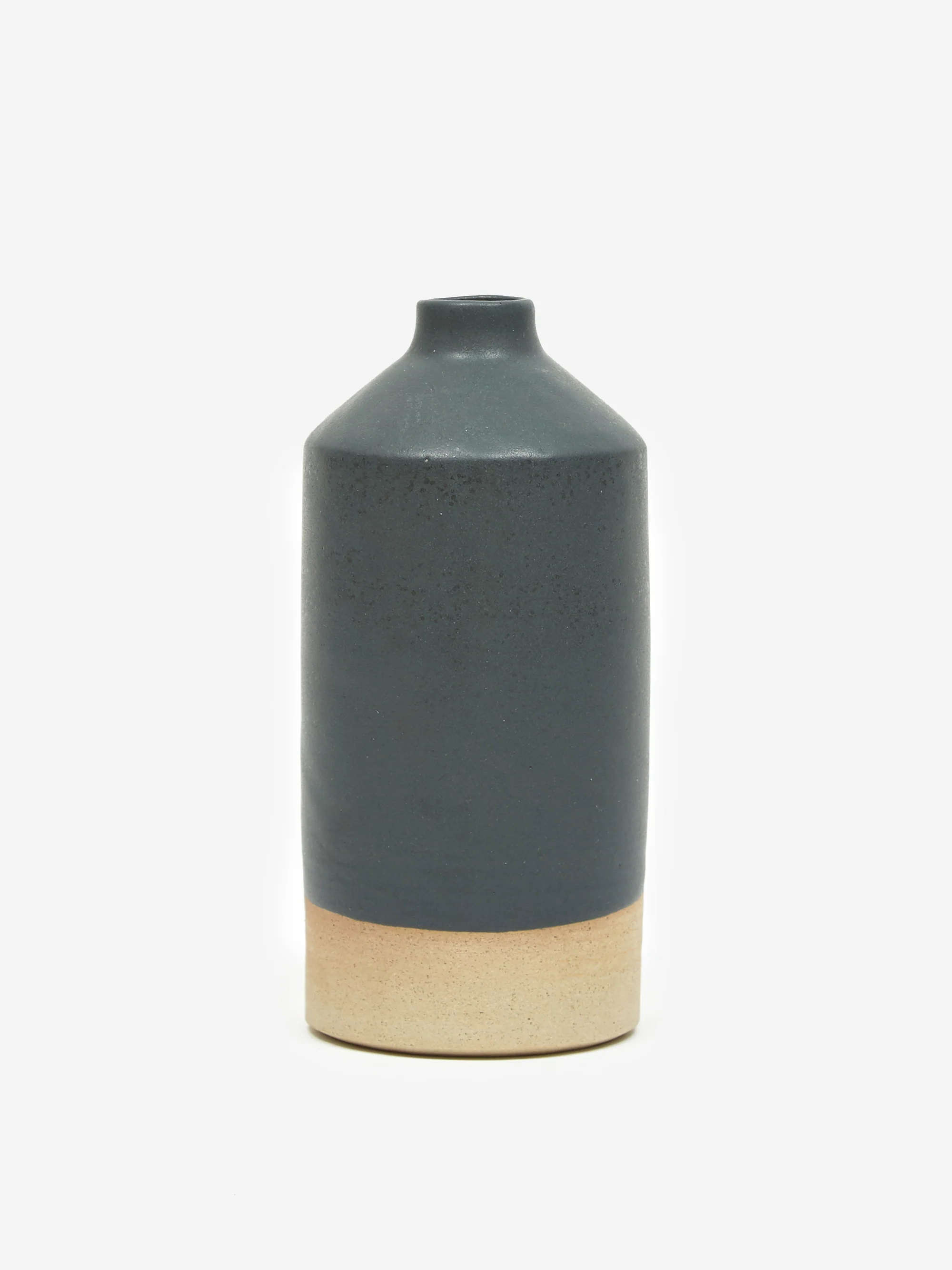 CARRICK Ceramics Bottle Vase - Charcoal