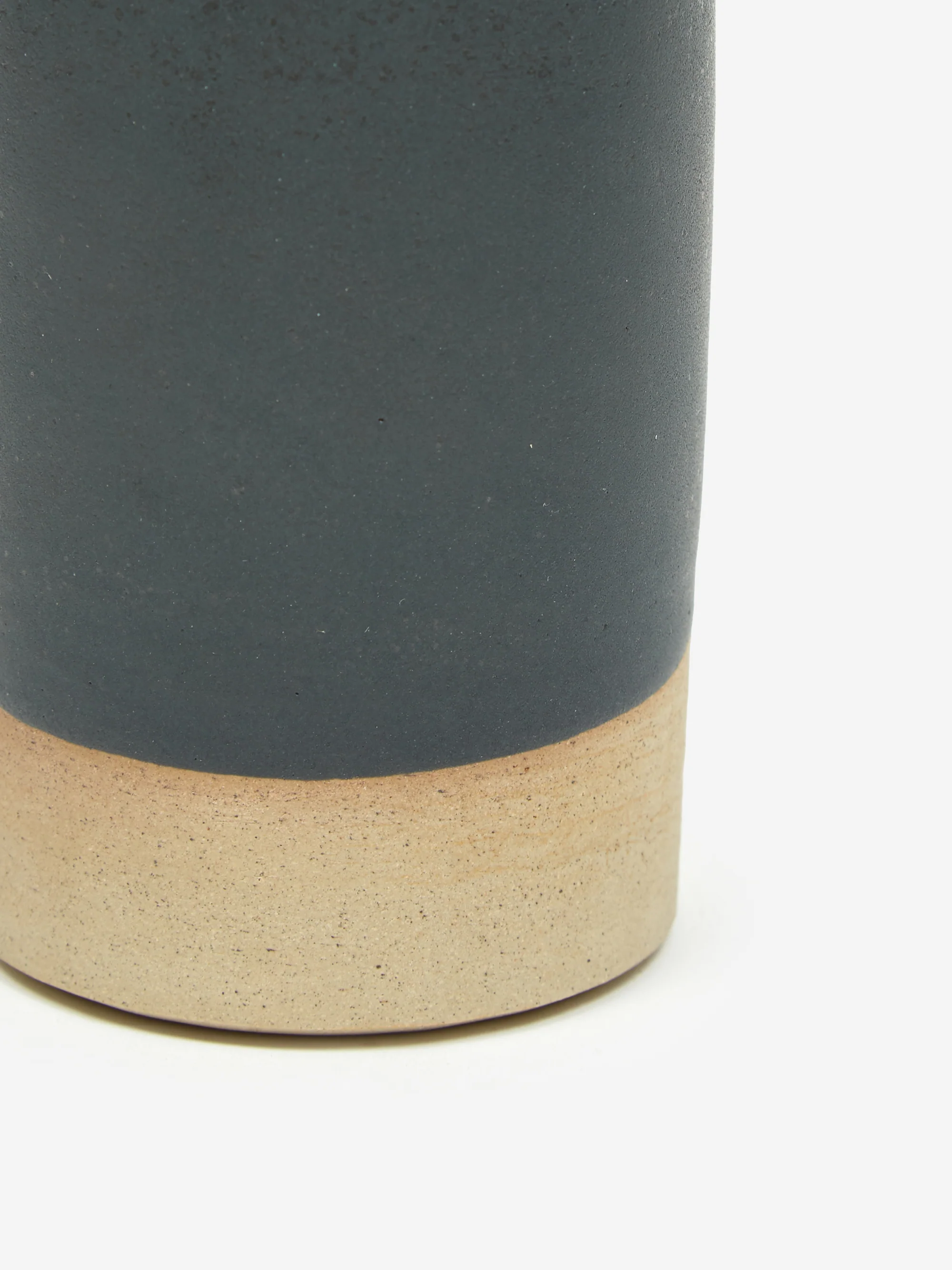 CARRICK Ceramics Bottle Vase - Charcoal - Image 3