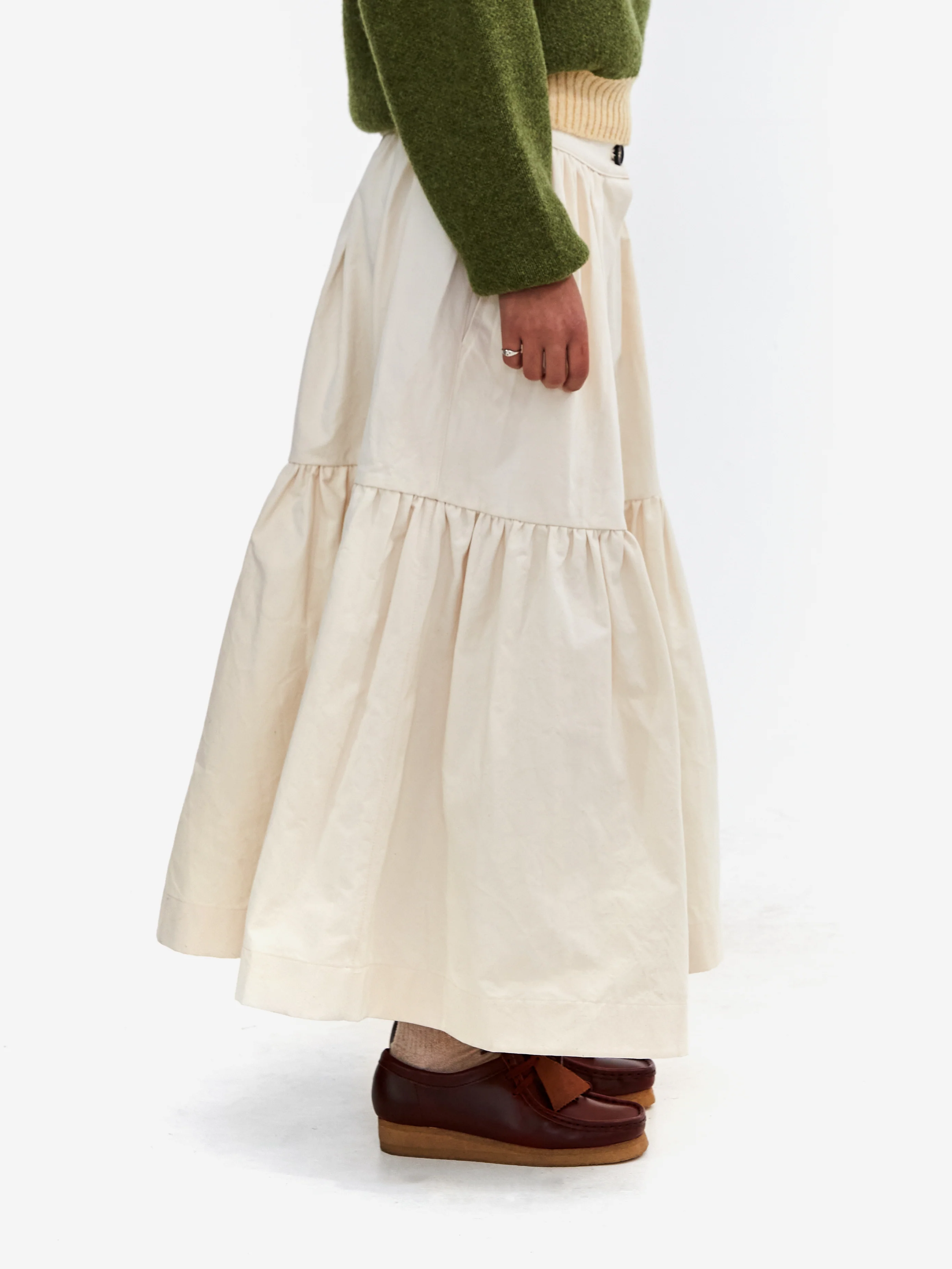Cawley Patience Skirt - Ecru - Image 2