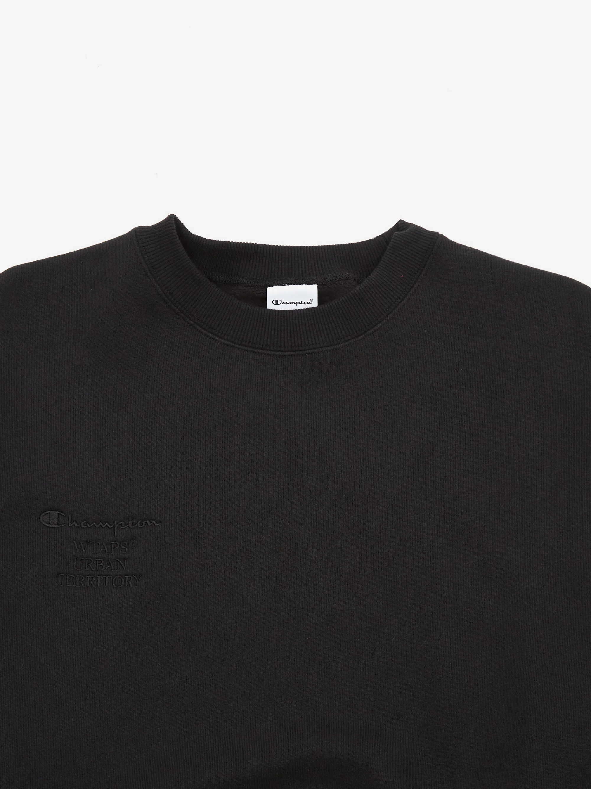 Champion x WTAPS Crewneck Sweatshirt - Black - Image 3