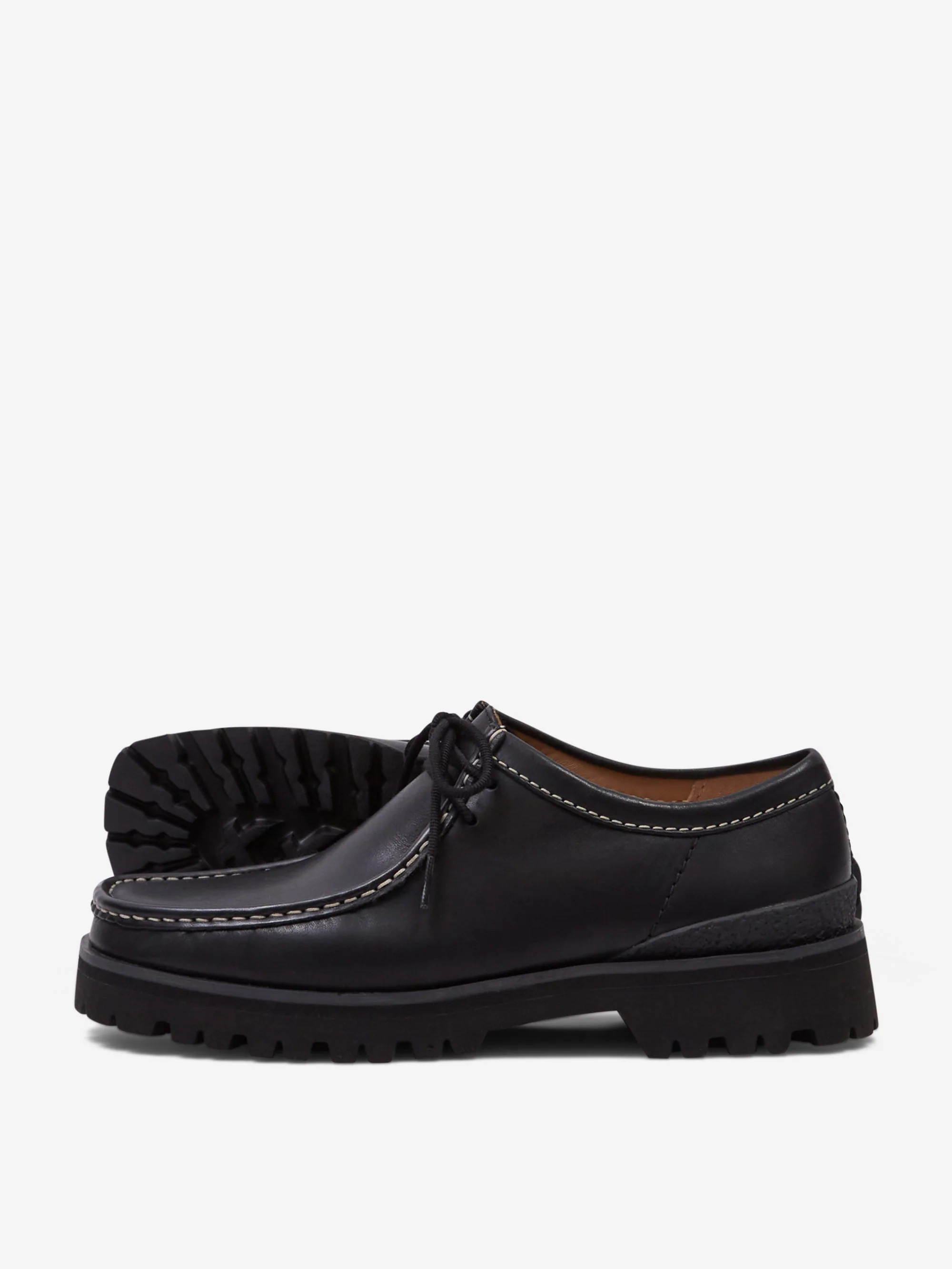 Clarks Originals Walla Yukoner - Black Leather - Image 6