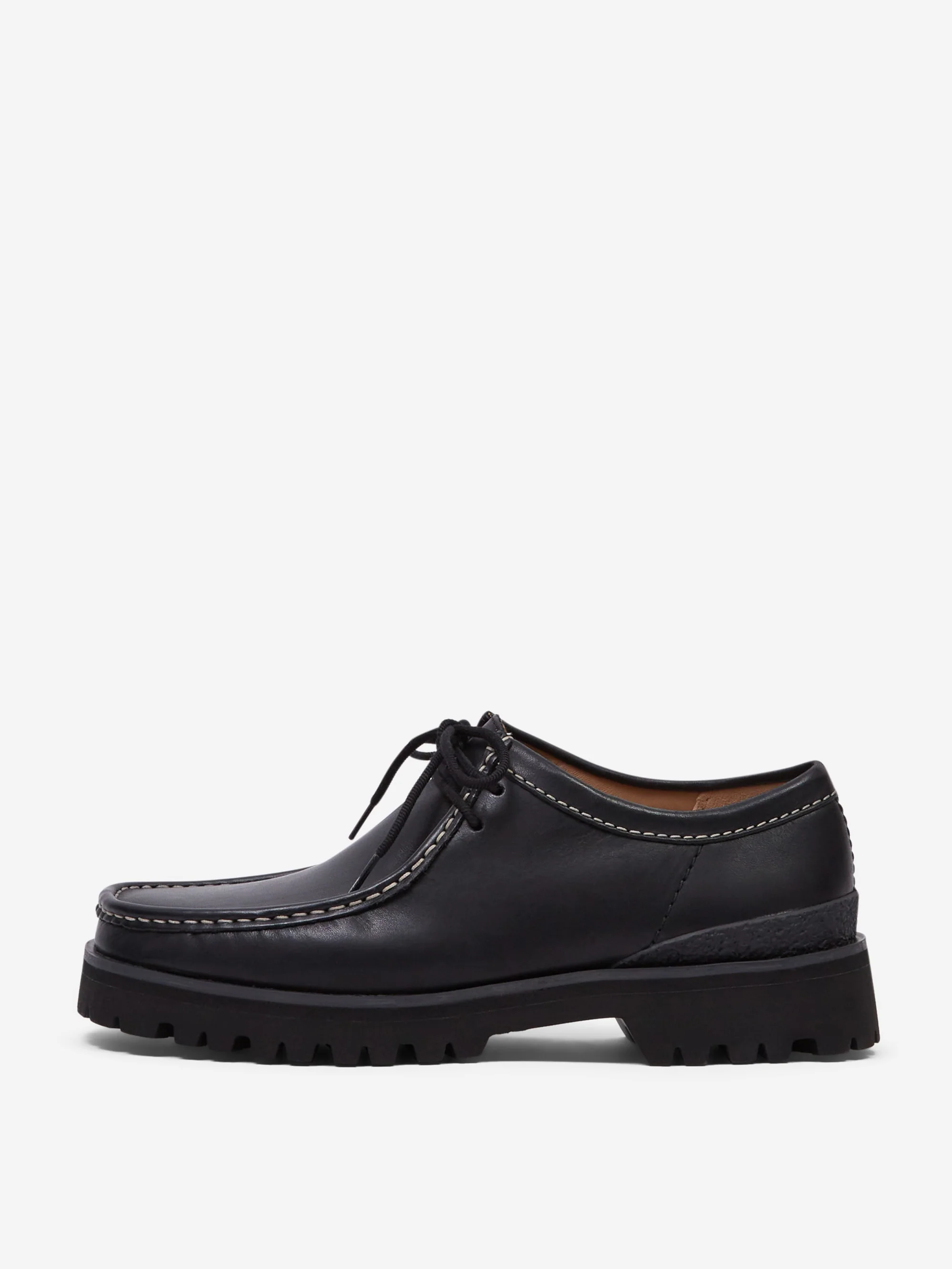 Clarks Originals Walla Yukoner - Black Leather - Image 7