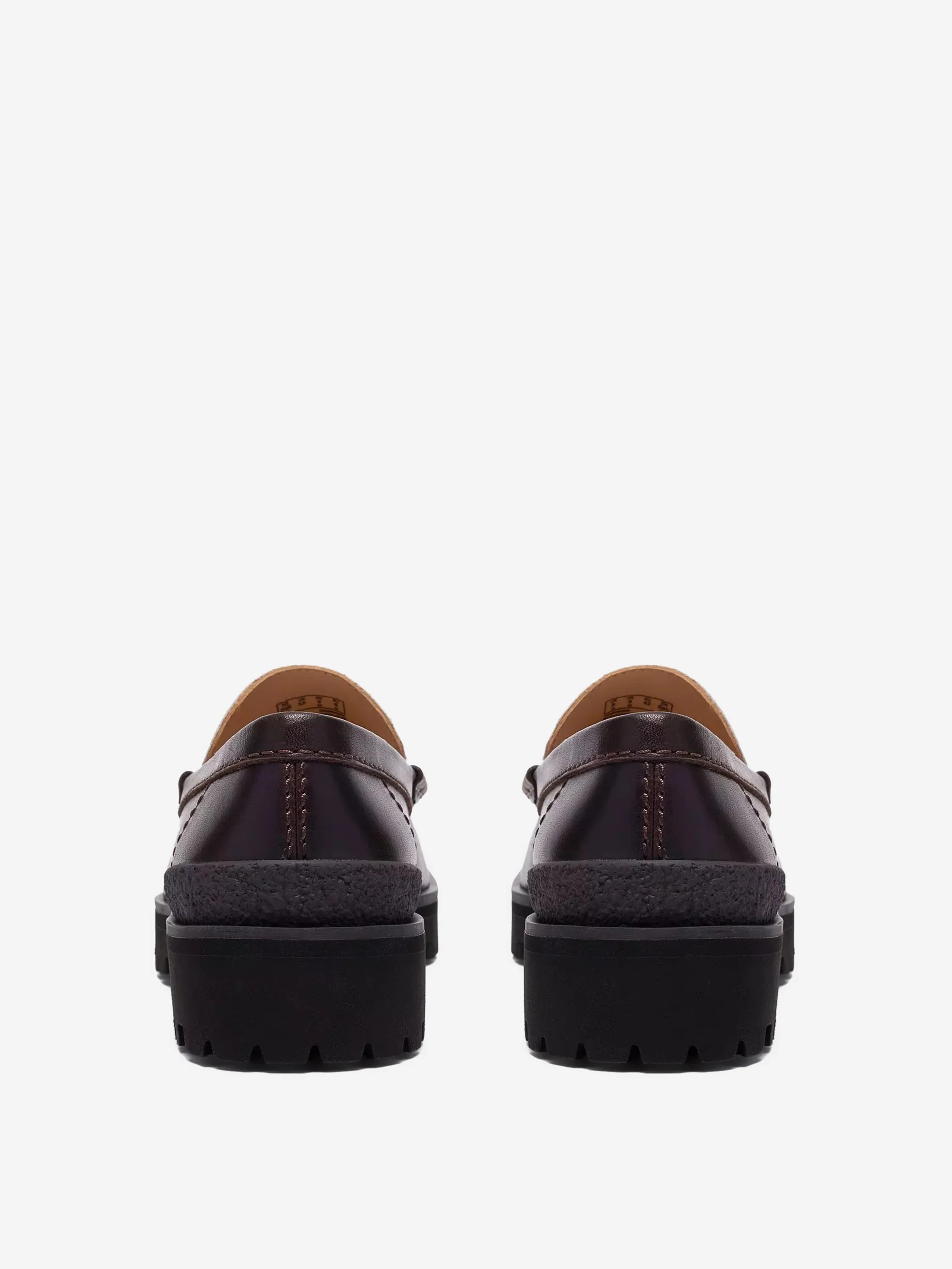 Clarks Originals Yukoner Penny  - Brown Leather Combi - Image 5