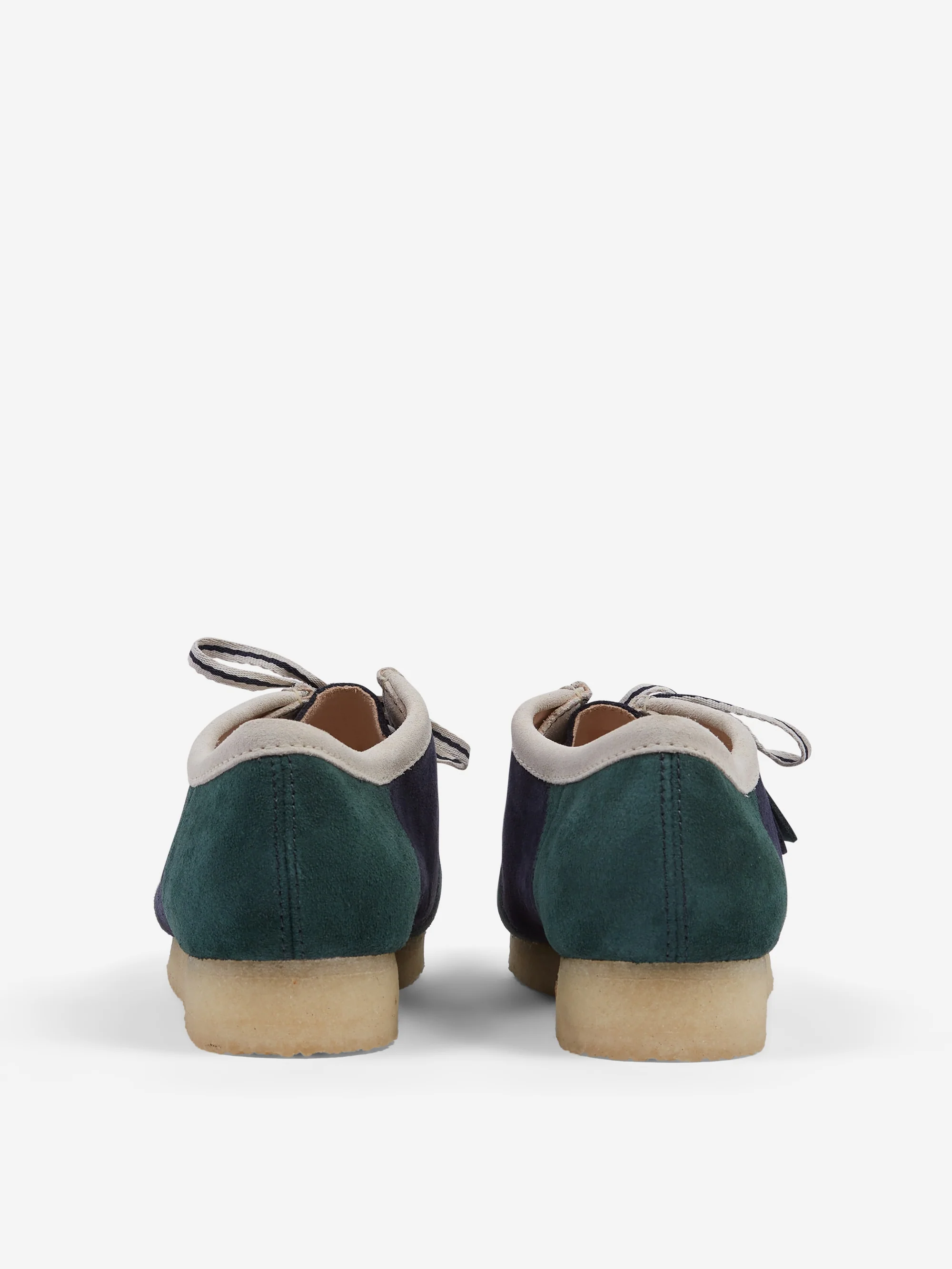 Clarks Originals Wallabee - Blue/Green Stripe - Image 5
