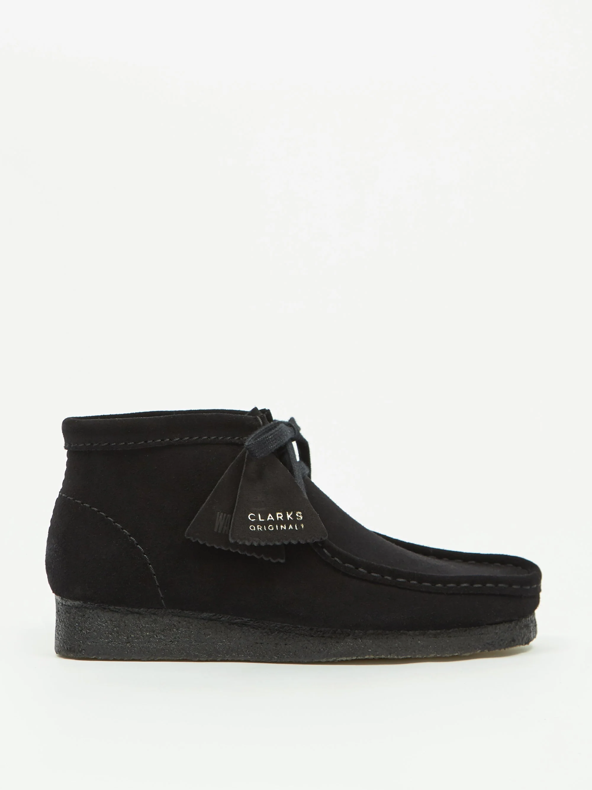 Clarks Originals Wallabee Boot - Black Suede - Image 2