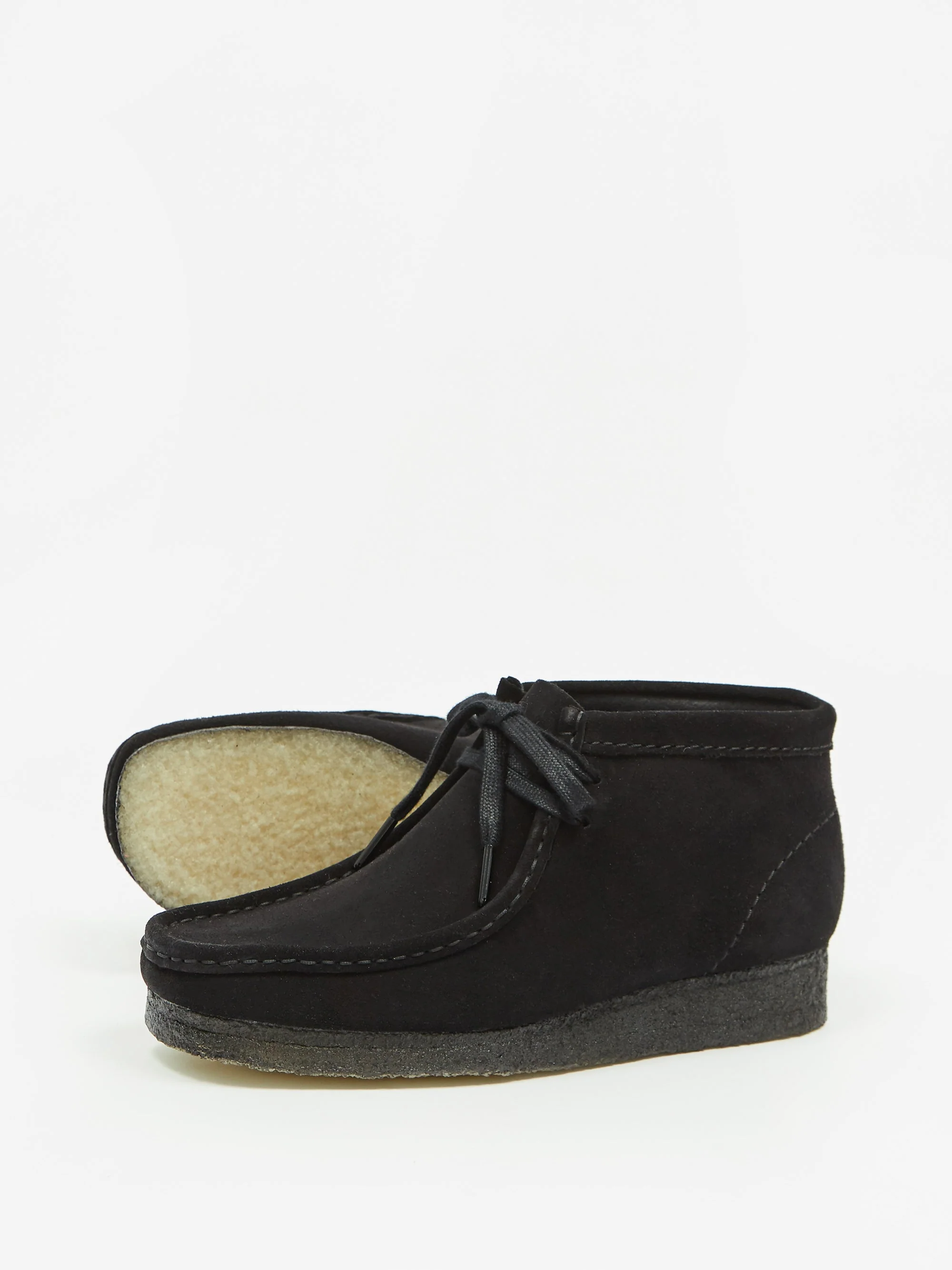 Clarks Originals Wallabee Boot - Black Suede - Image 8
