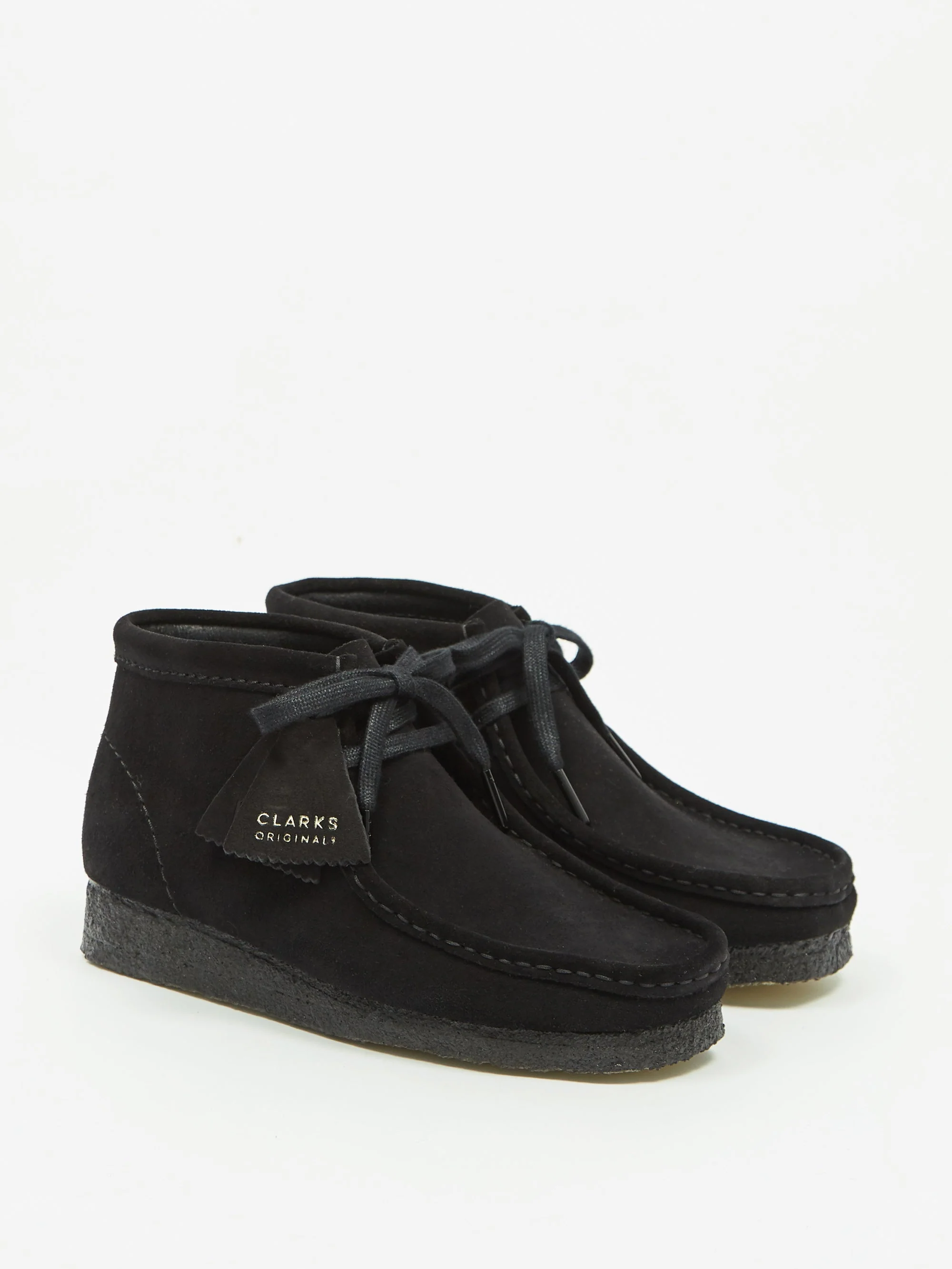 Clarks Originals Wallabee Boot W - Black Suede - Image 2