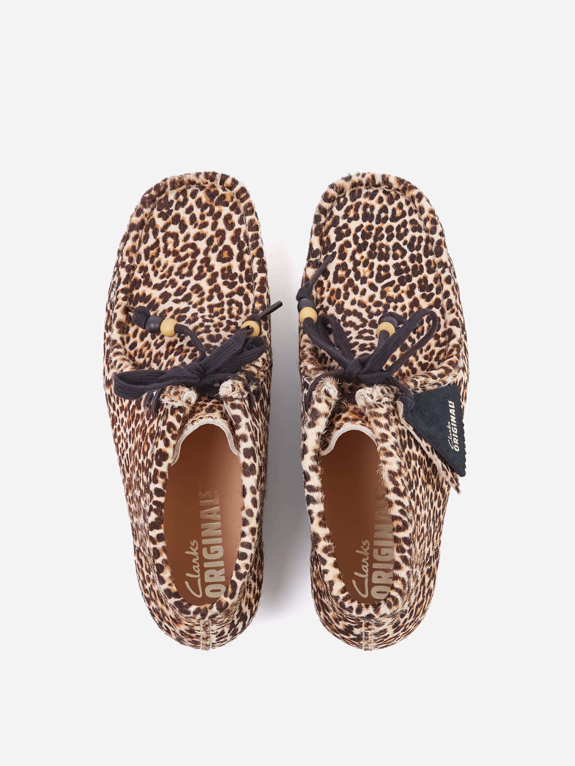 Clarks Originals Wallabee Boot W - Leopard Print - Image 6
