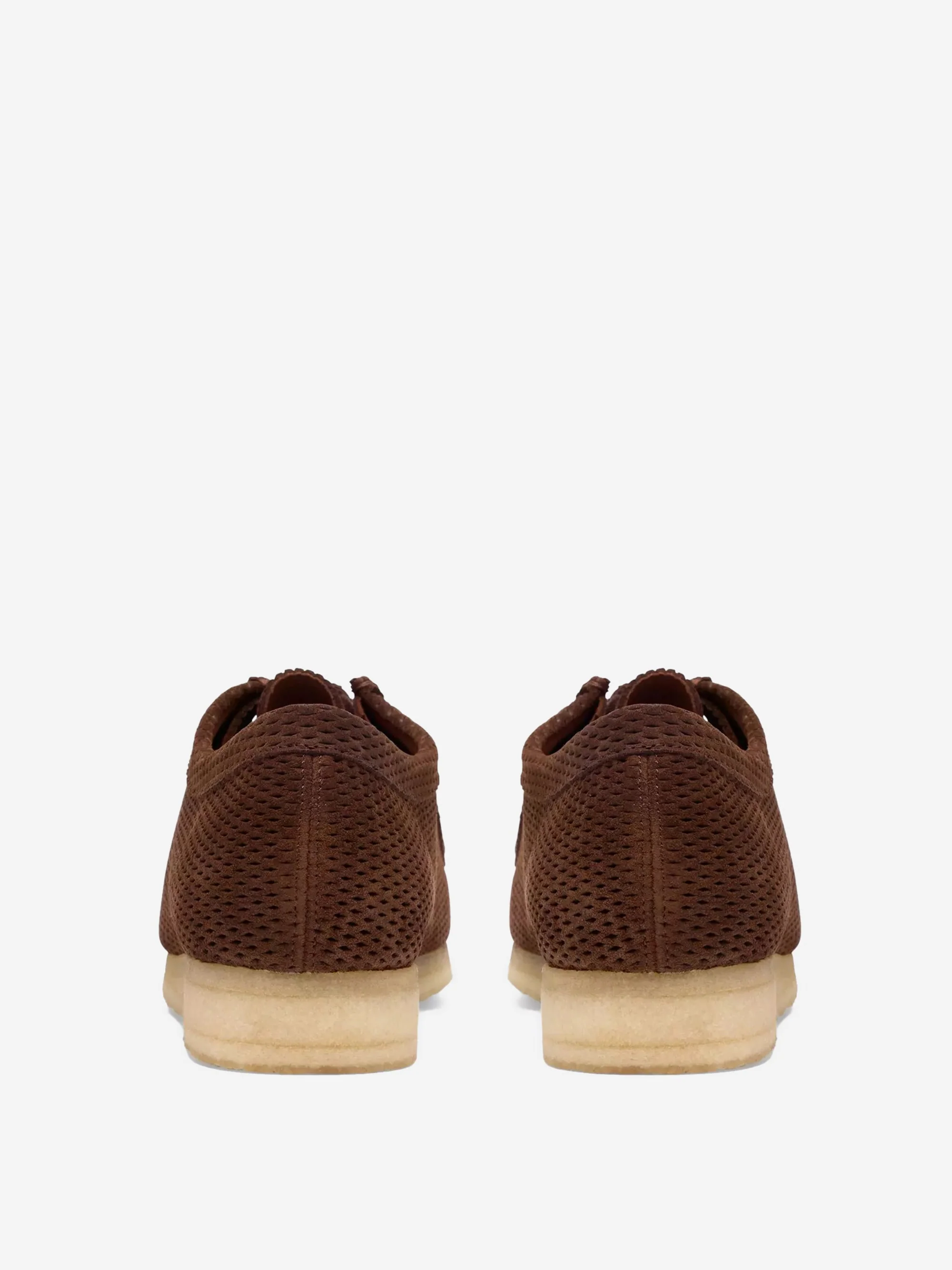 Clarks Originals Wallabee - Dark Brown Perforated - Image 4