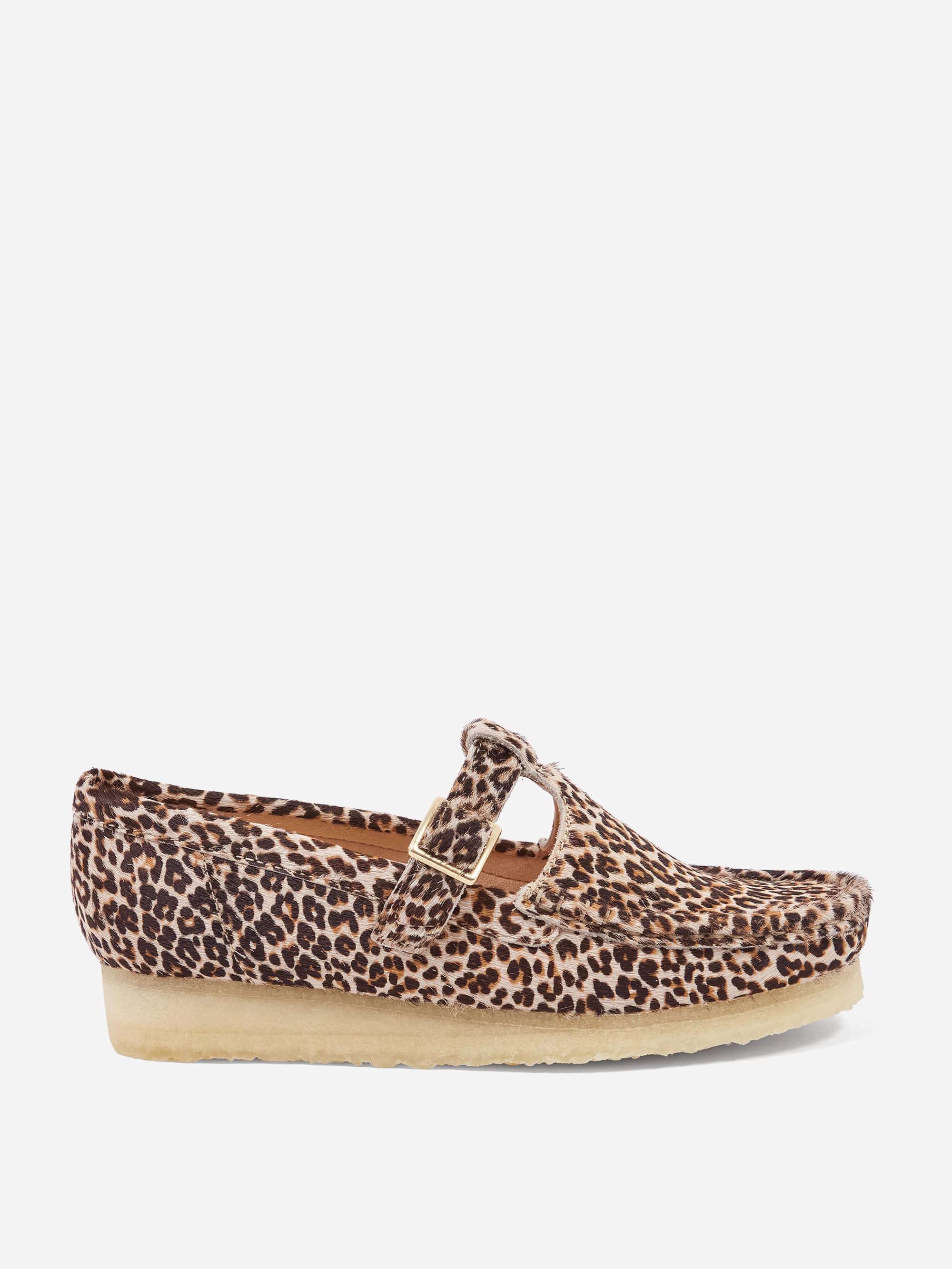 Clarks Originals Wallabee T-Bar W - Leopard Print