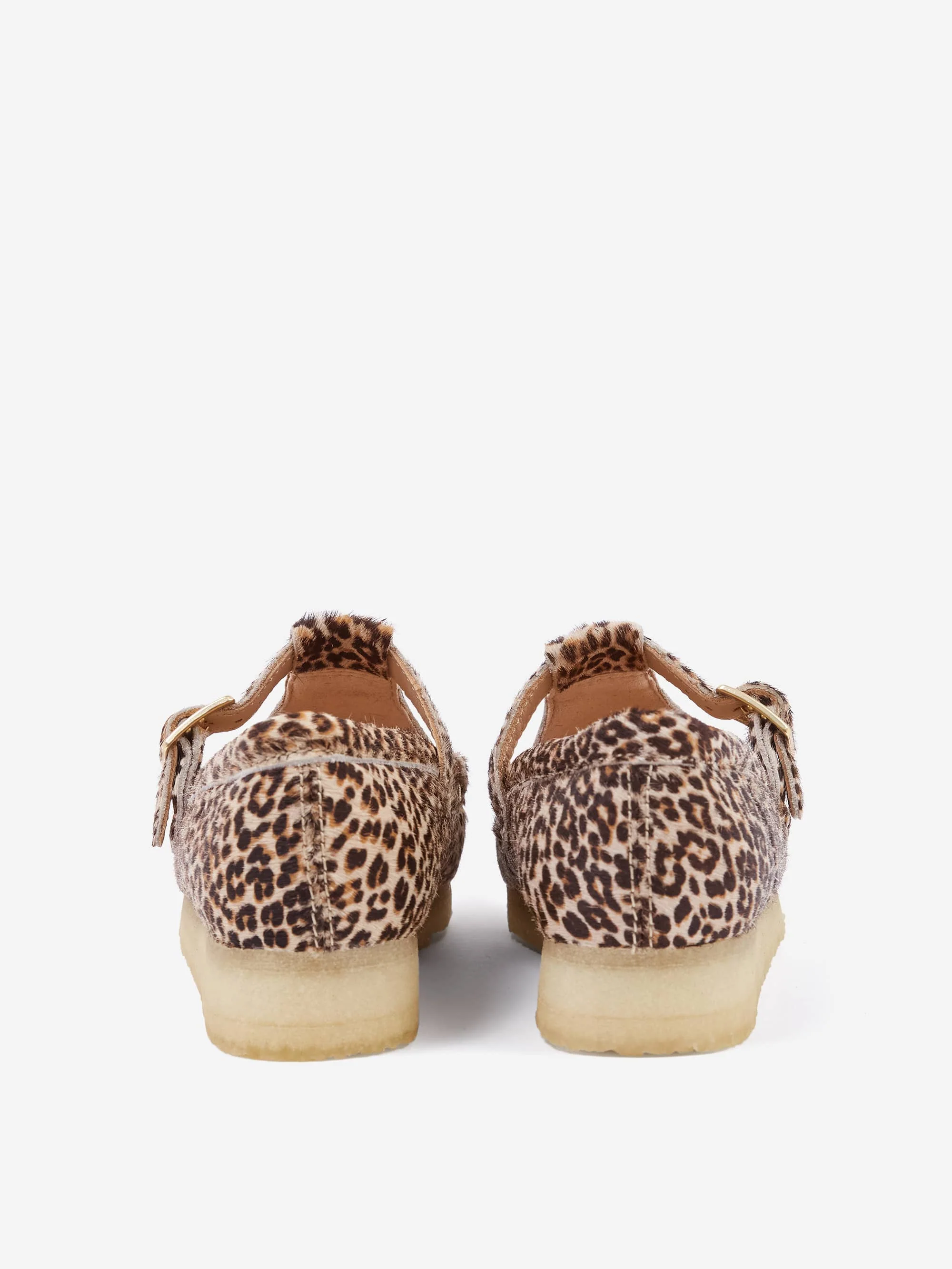 Clarks Originals Wallabee T-Bar W - Leopard Print - Image 5