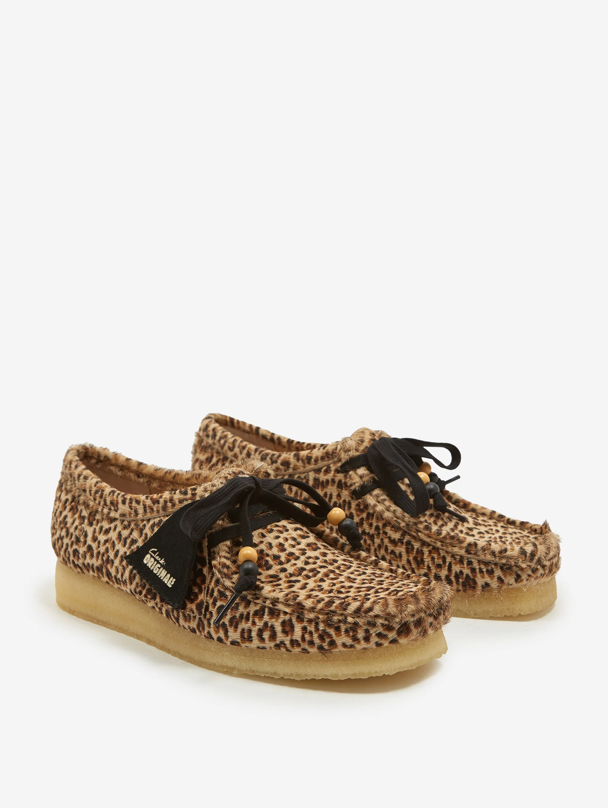Clarks Originals Wallabee W - Leopard Print - Image 2