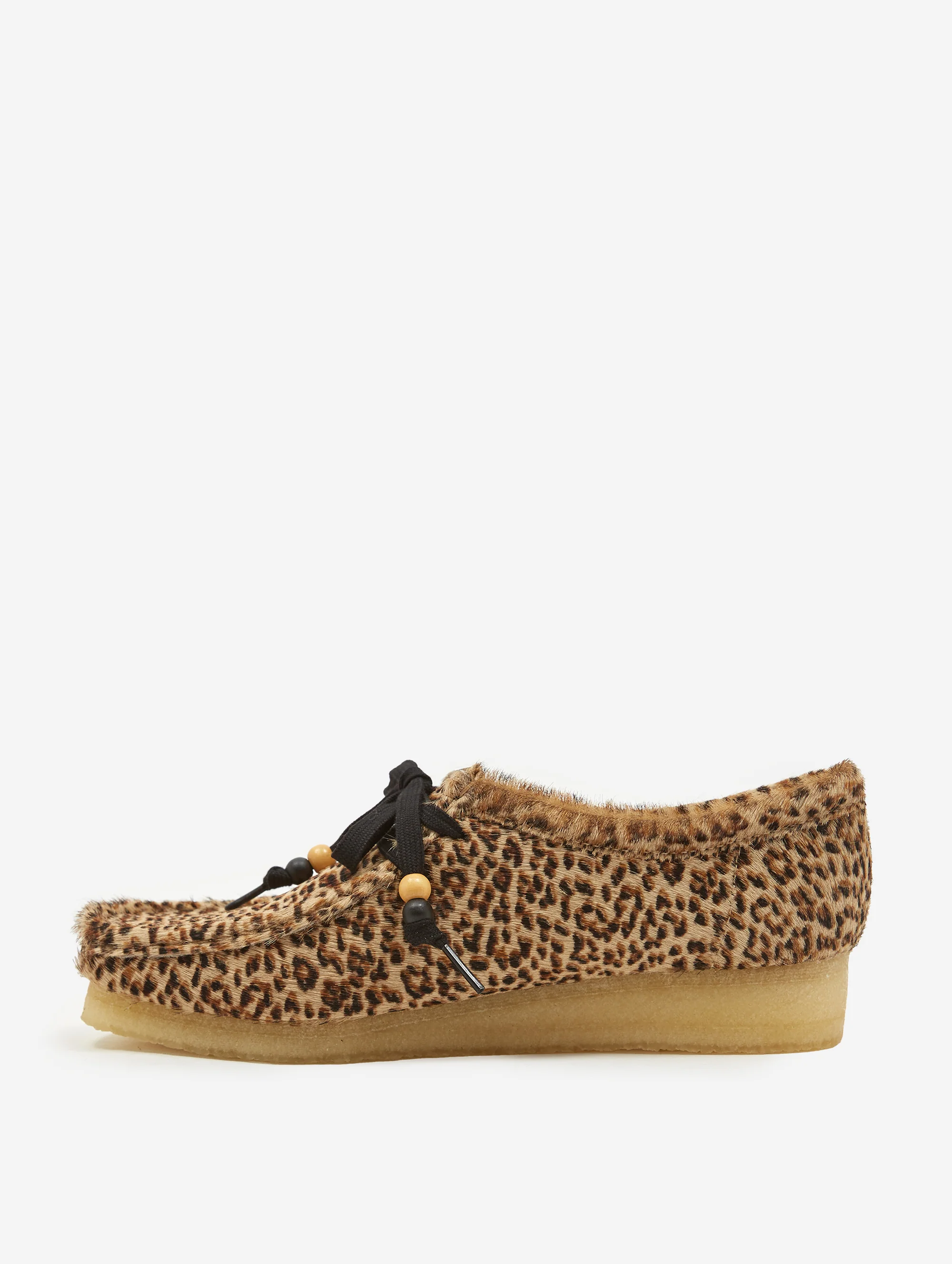 Clarks Originals Wallabee W - Leopard Print - Image 4