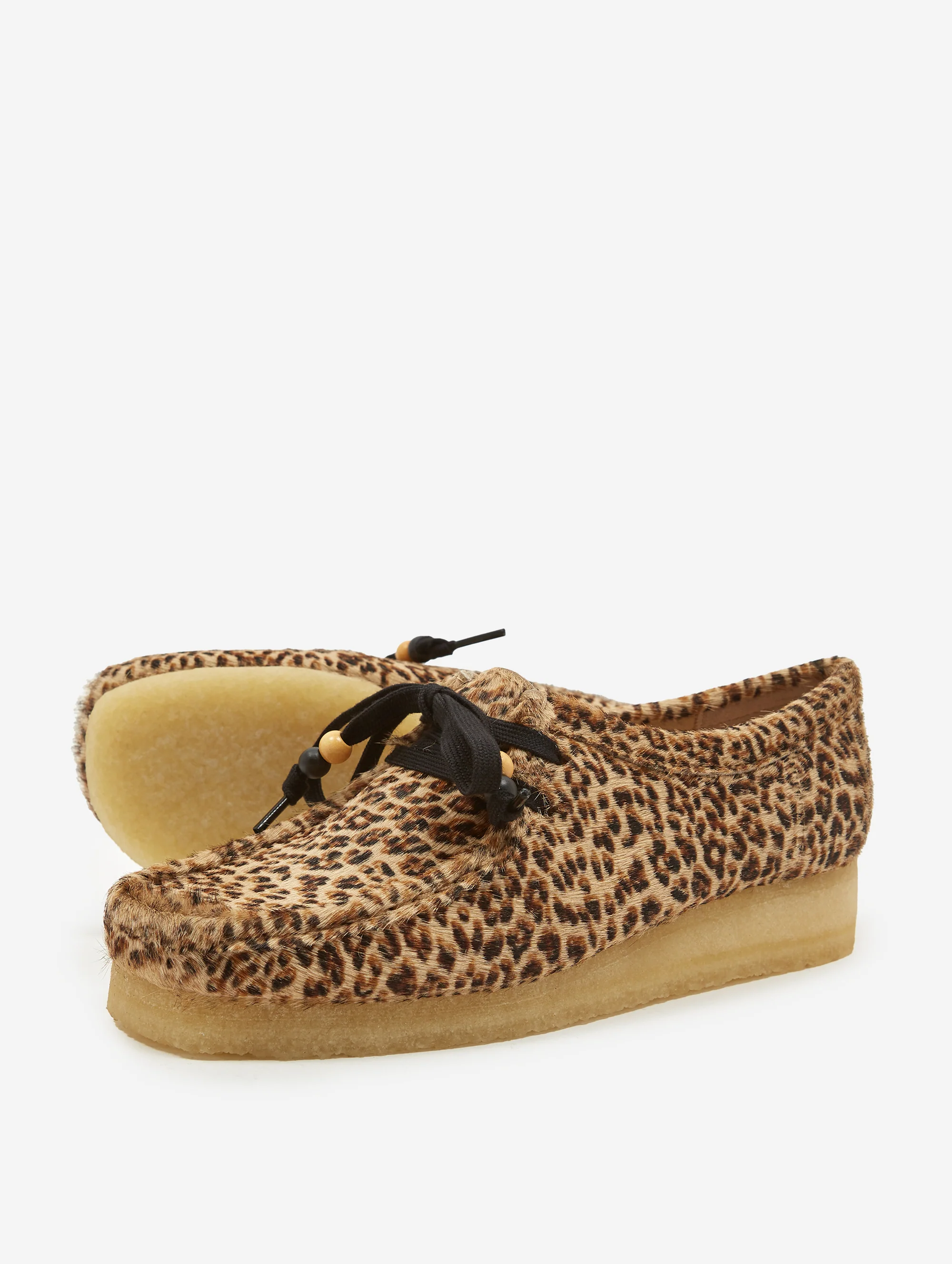Clarks Originals Wallabee W - Leopard Print - Image 7