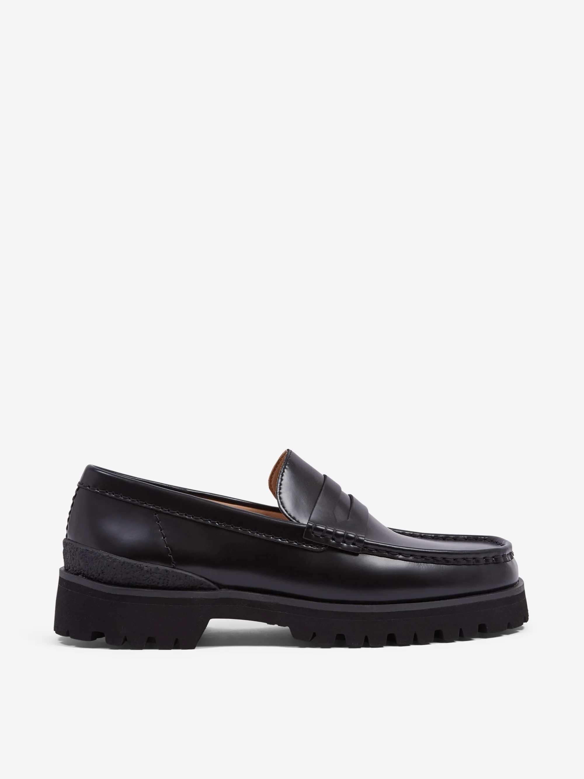 Clarks Originals Yukoner Penny  - Black Leather