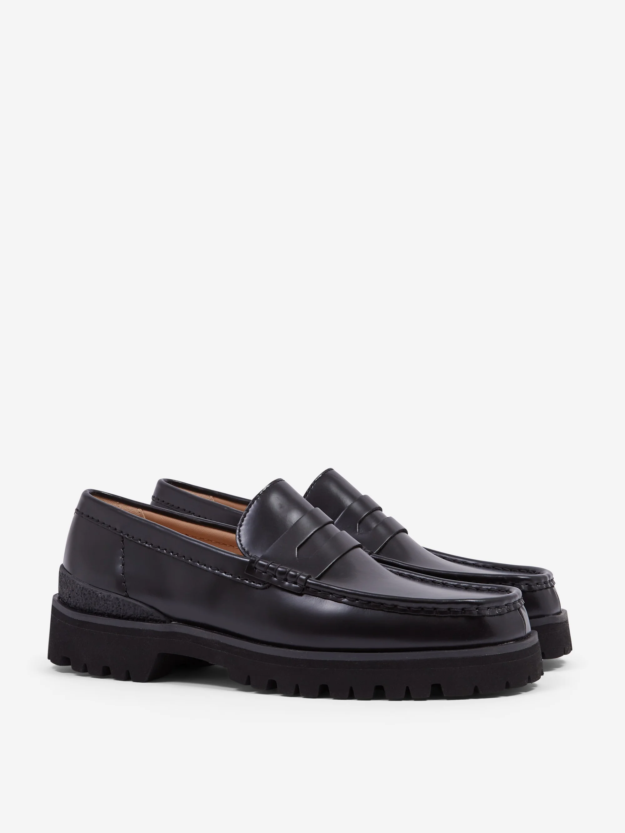 Clarks Originals Yukoner Penny  - Black Leather - Image 2