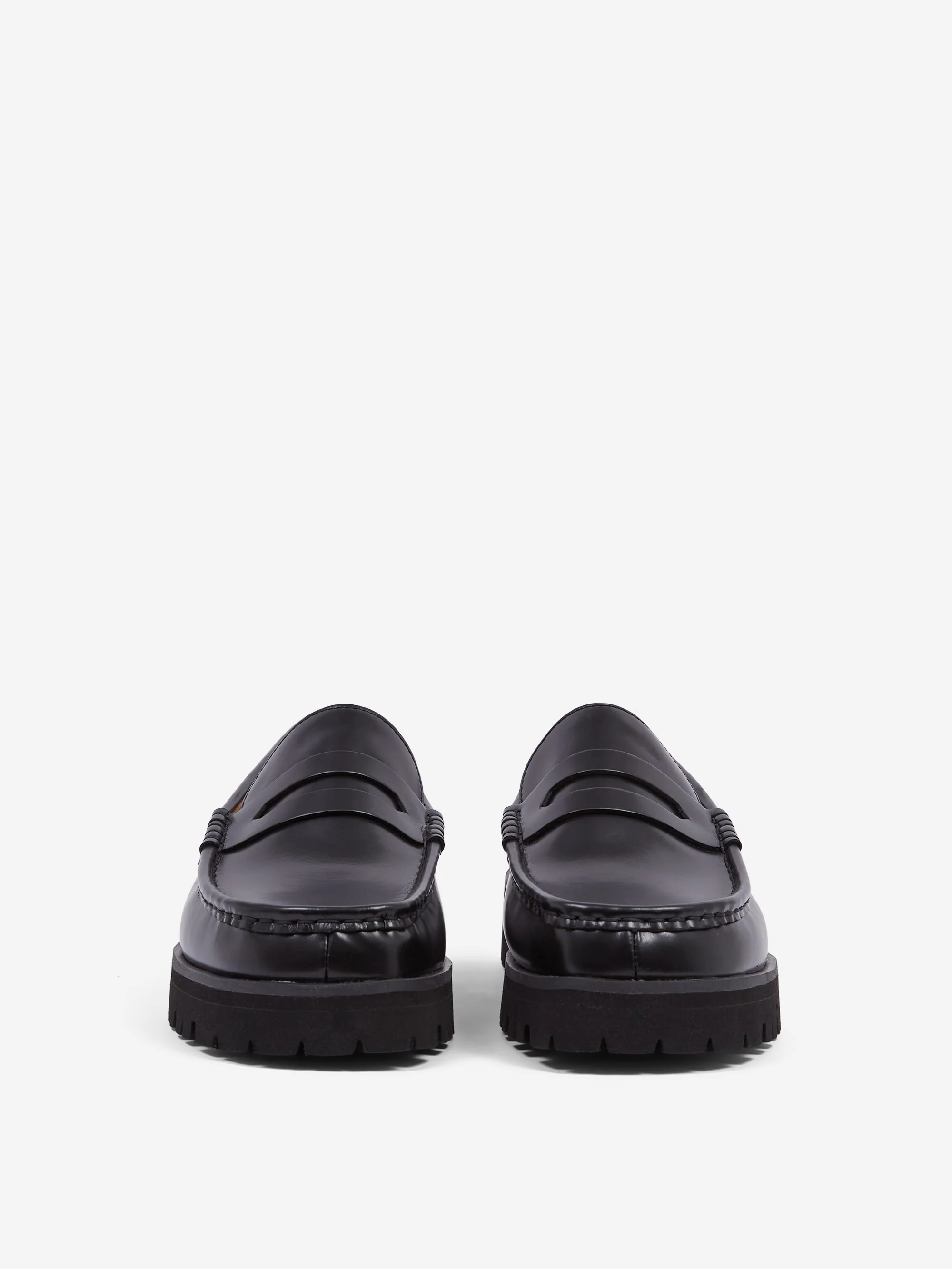 Clarks Originals Yukoner Penny  - Black Leather - Image 3
