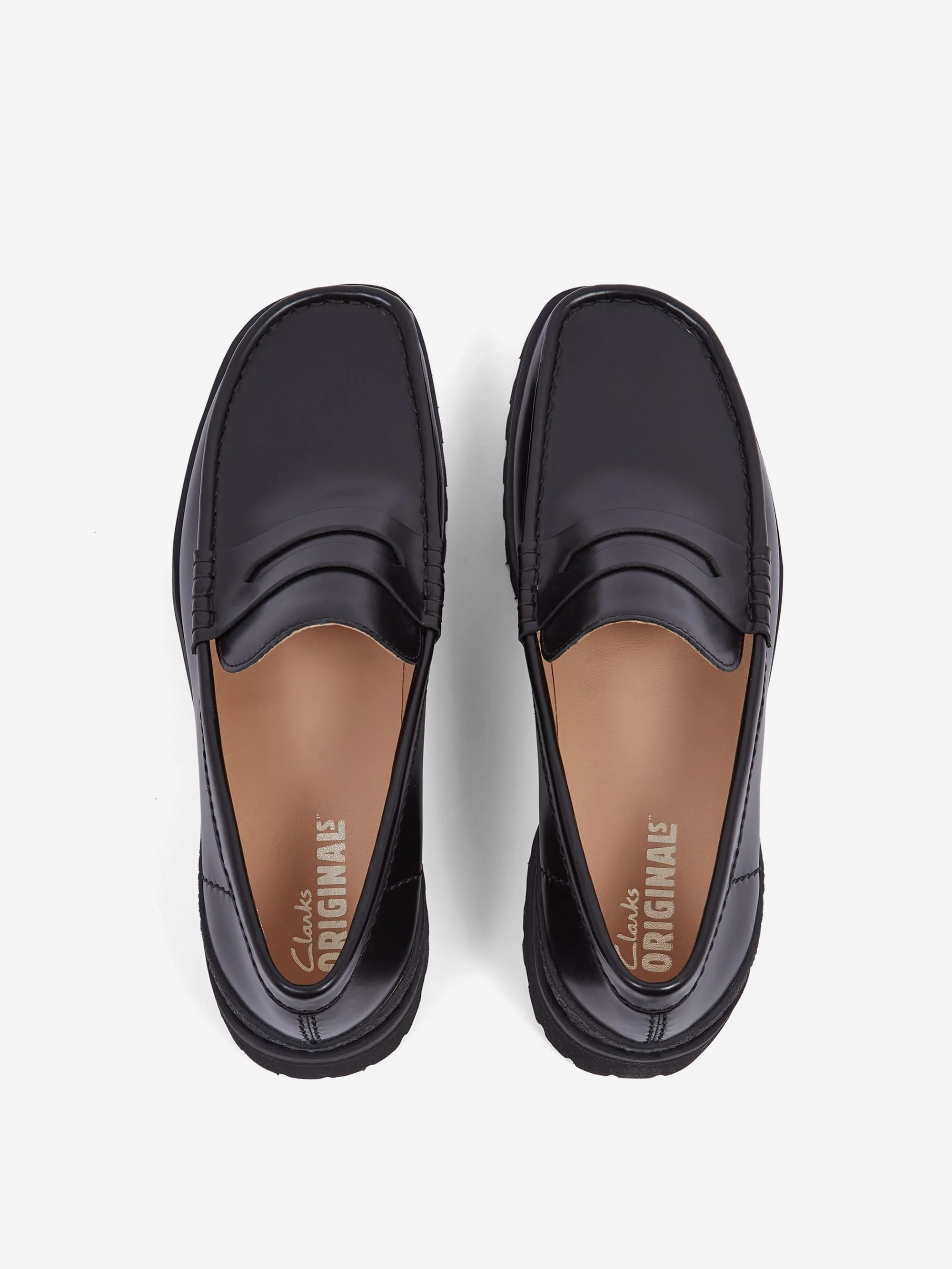 Clarks Originals Yukoner Penny  - Black Leather - Image 6