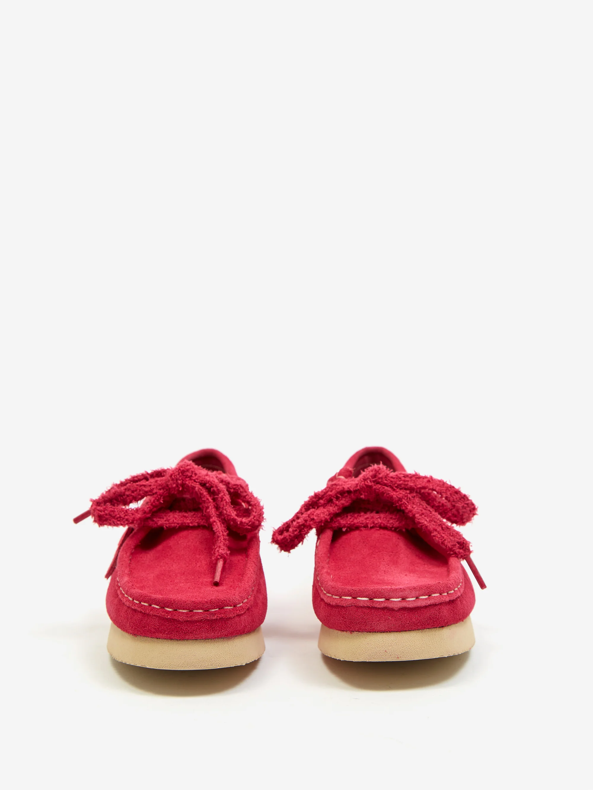 Clarks Orignals Wallabee - Bright Pink Suede - Image 3