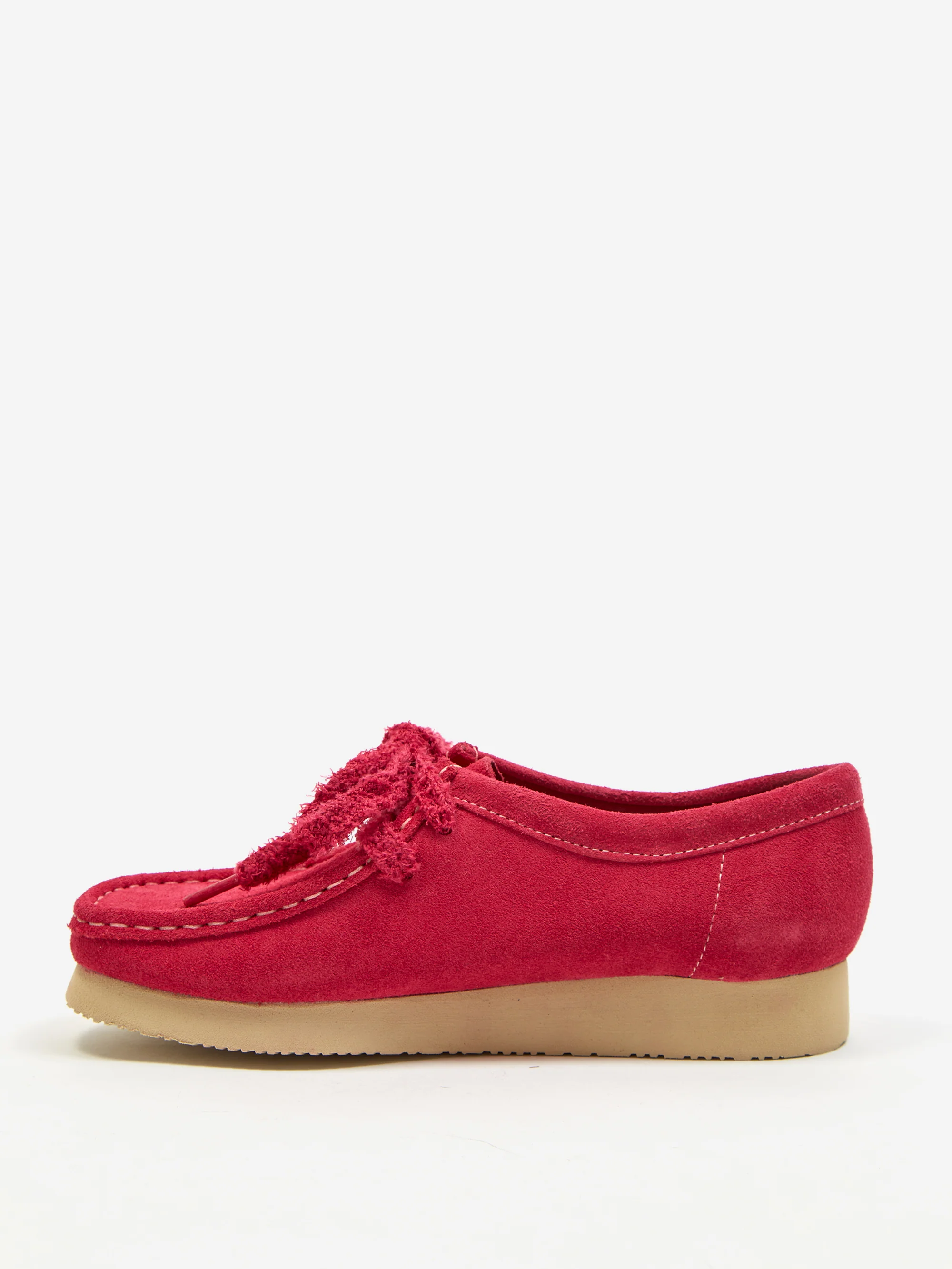 Clarks Orignals Wallabee - Bright Pink Suede - Image 4
