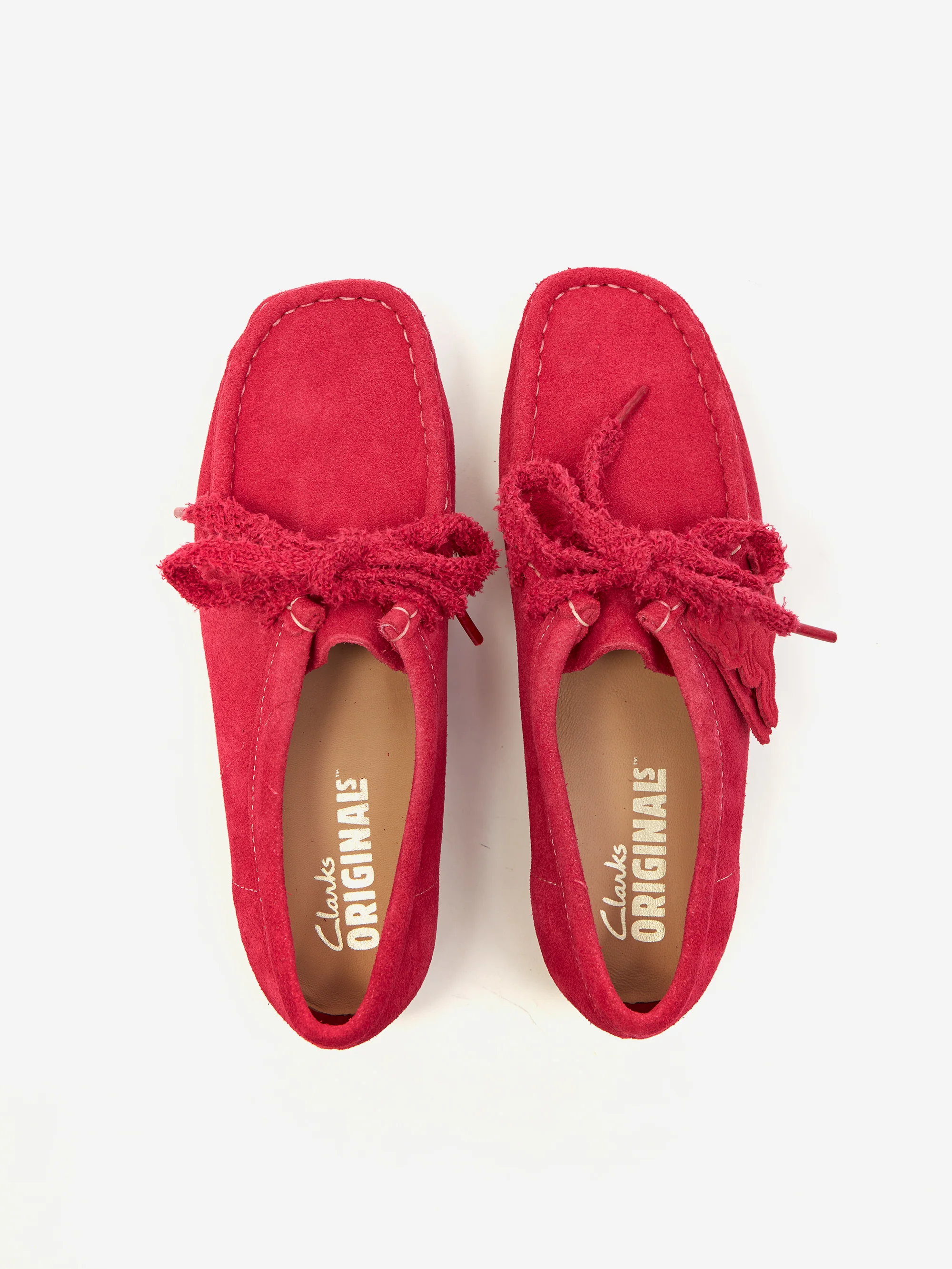 Clarks Orignals Wallabee - Bright Pink Suede - Image 6