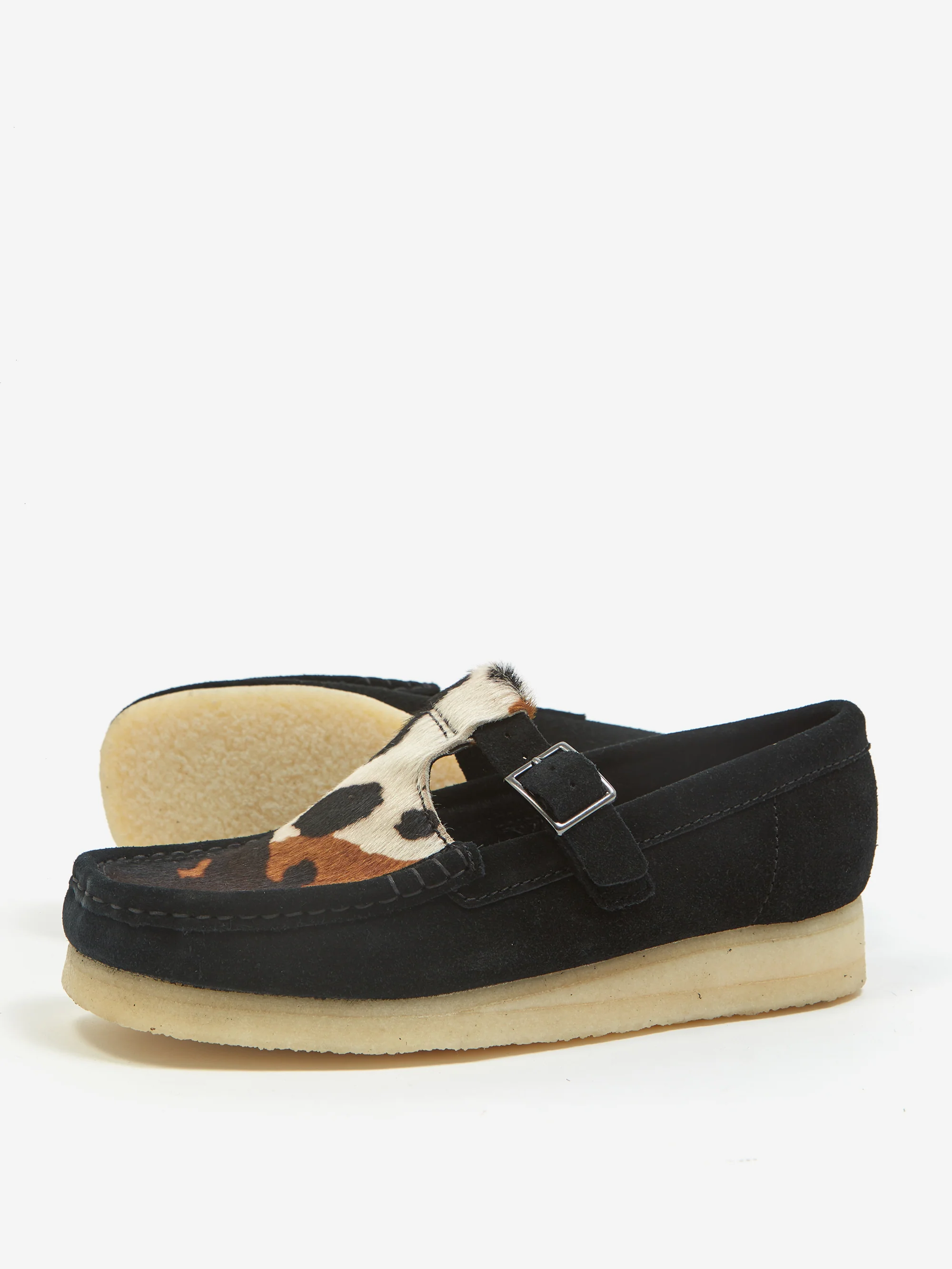 Clarks Orignals Wallabee T Bar - Black Suede - Image 7