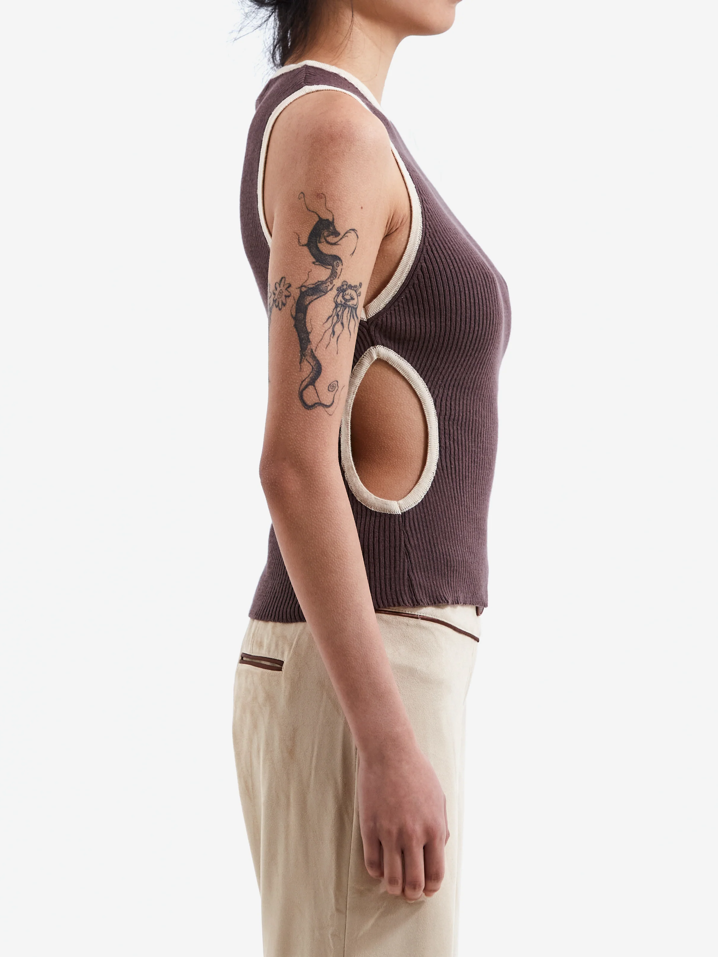 Coloma's Ana Top - Brown - Image 2