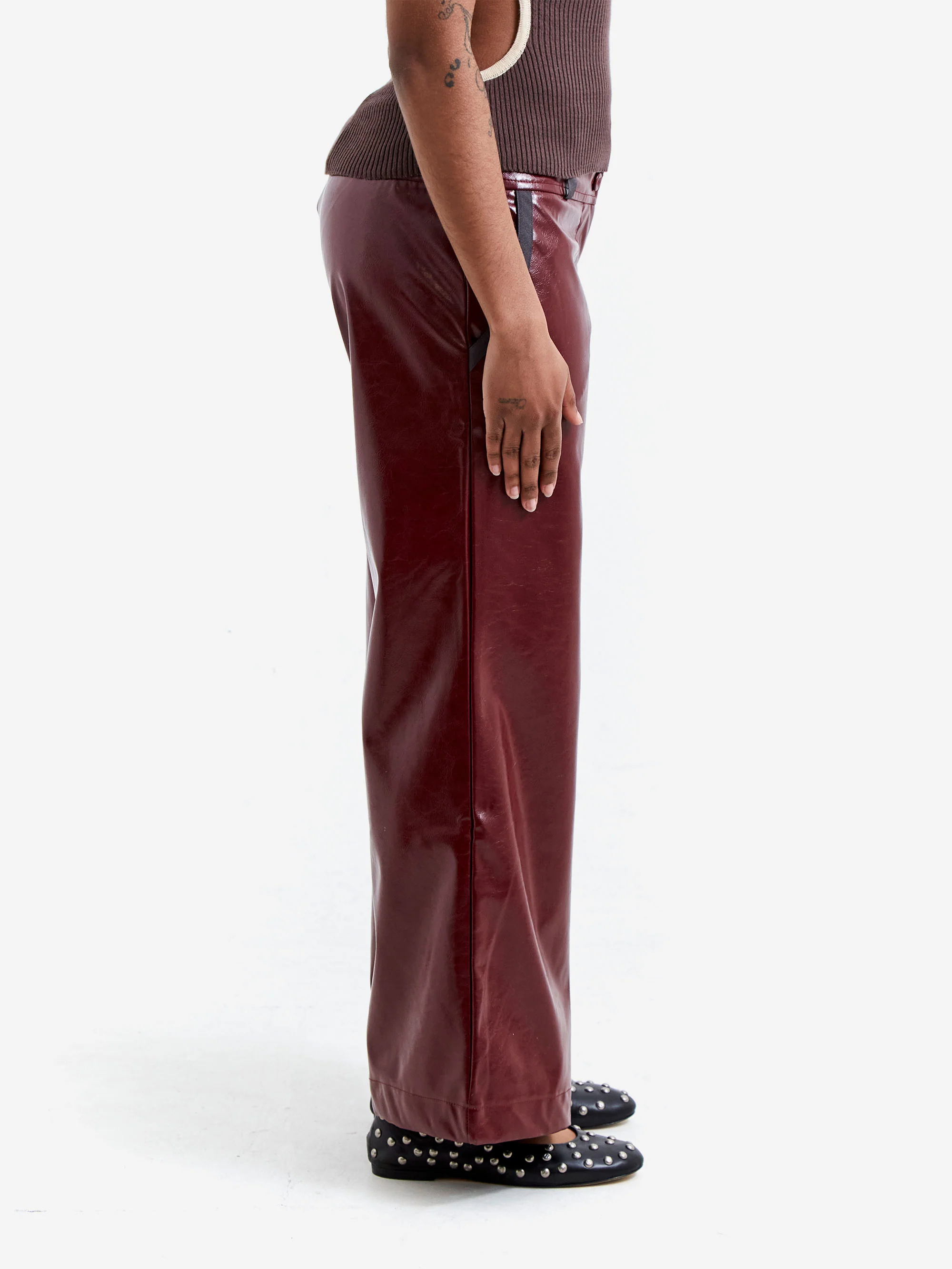 Coloma's Montana Pants - Burgundy - Image 2