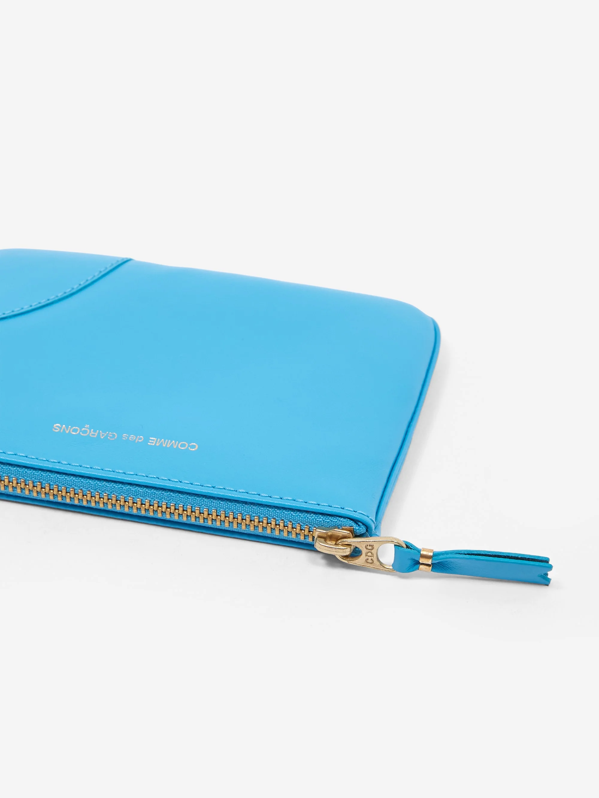Comme des Garçons Wallet - Classic Leather Zip Pouch SA8100 - Blue - Image 2