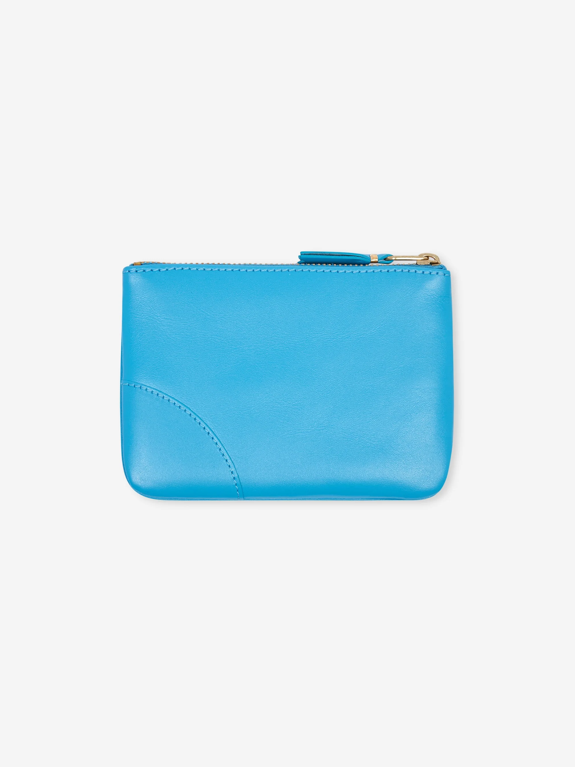 Comme des Garçons Wallet - Classic Leather Zip Pouch SA8100 - Blue - Image 3