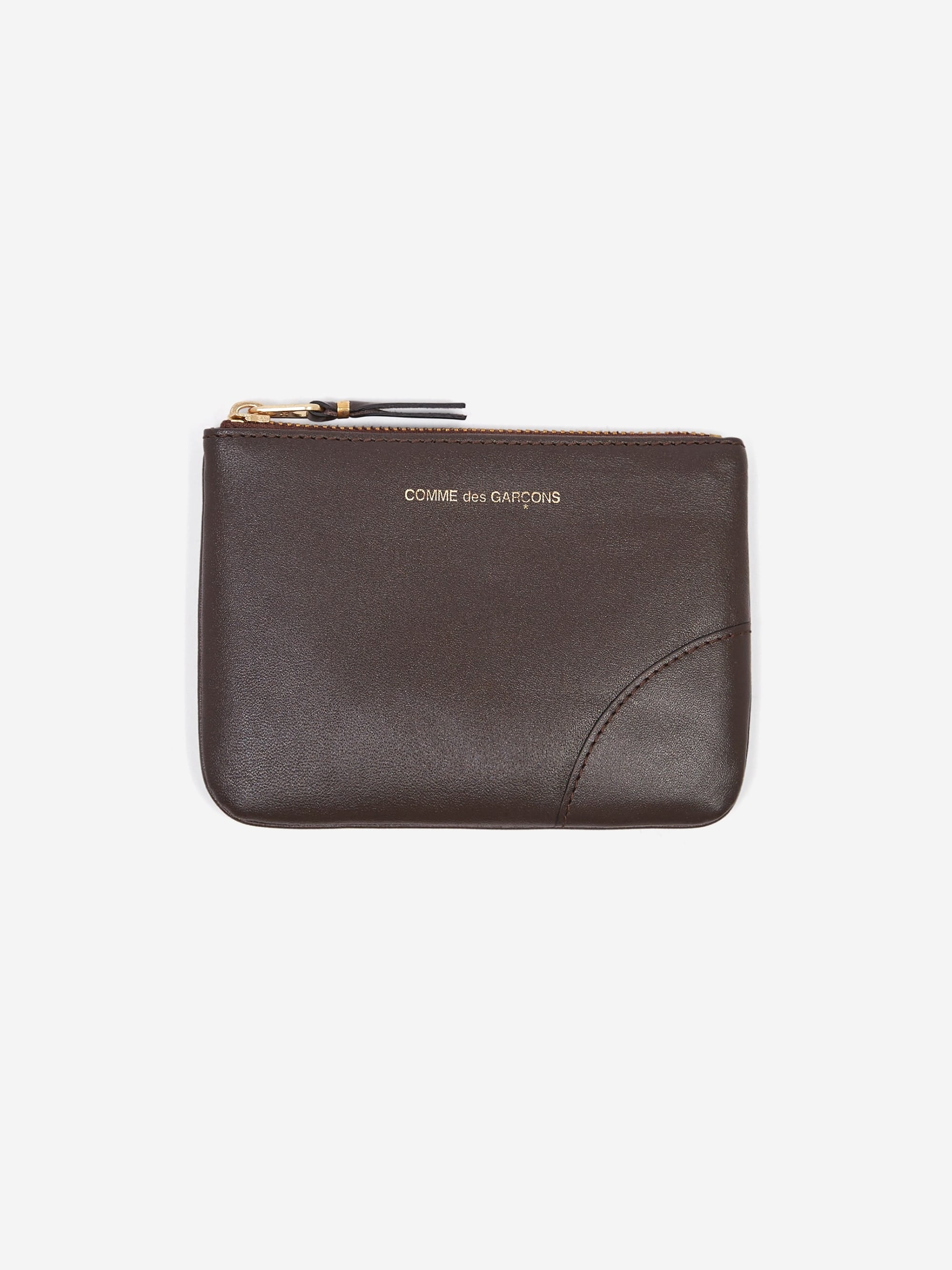 Comme des Garçons Wallet - Classic Leather Zip Pouch SA8100 - Brown
