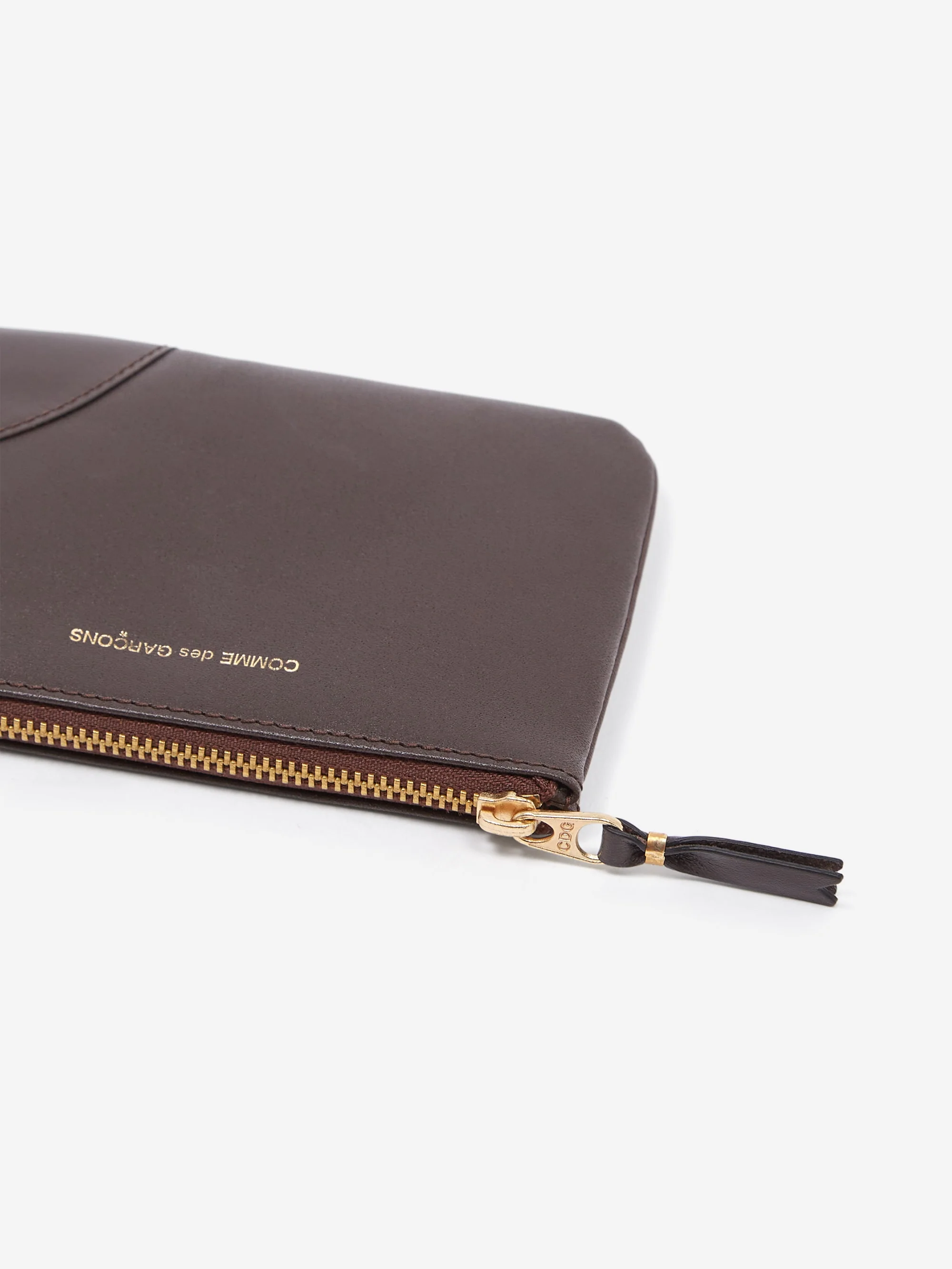 Comme des Garçons Wallet - Classic Leather Zip Pouch SA8100 - Brown - Image 2