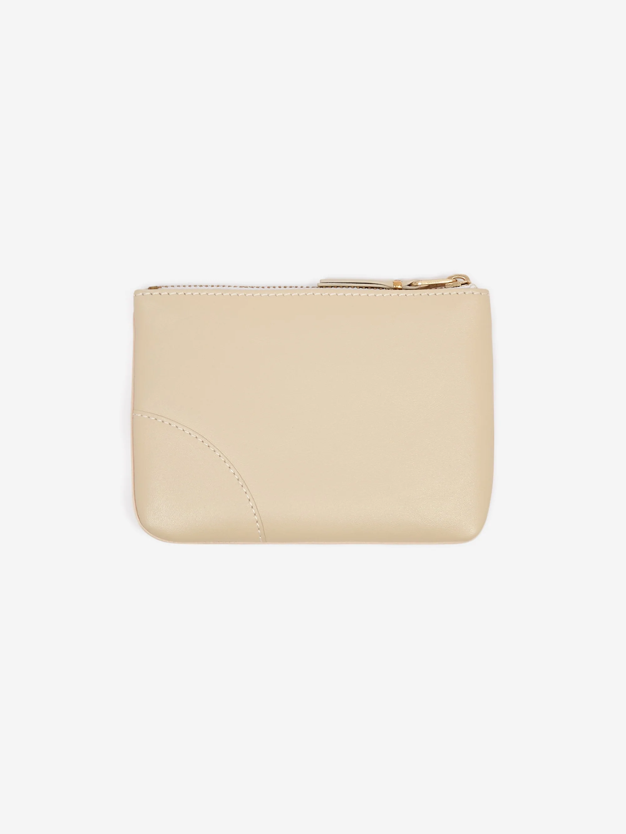 Comme des Garçons Wallet - Classic Leather Zip Pouch SA8100 - Off-White - Image 4