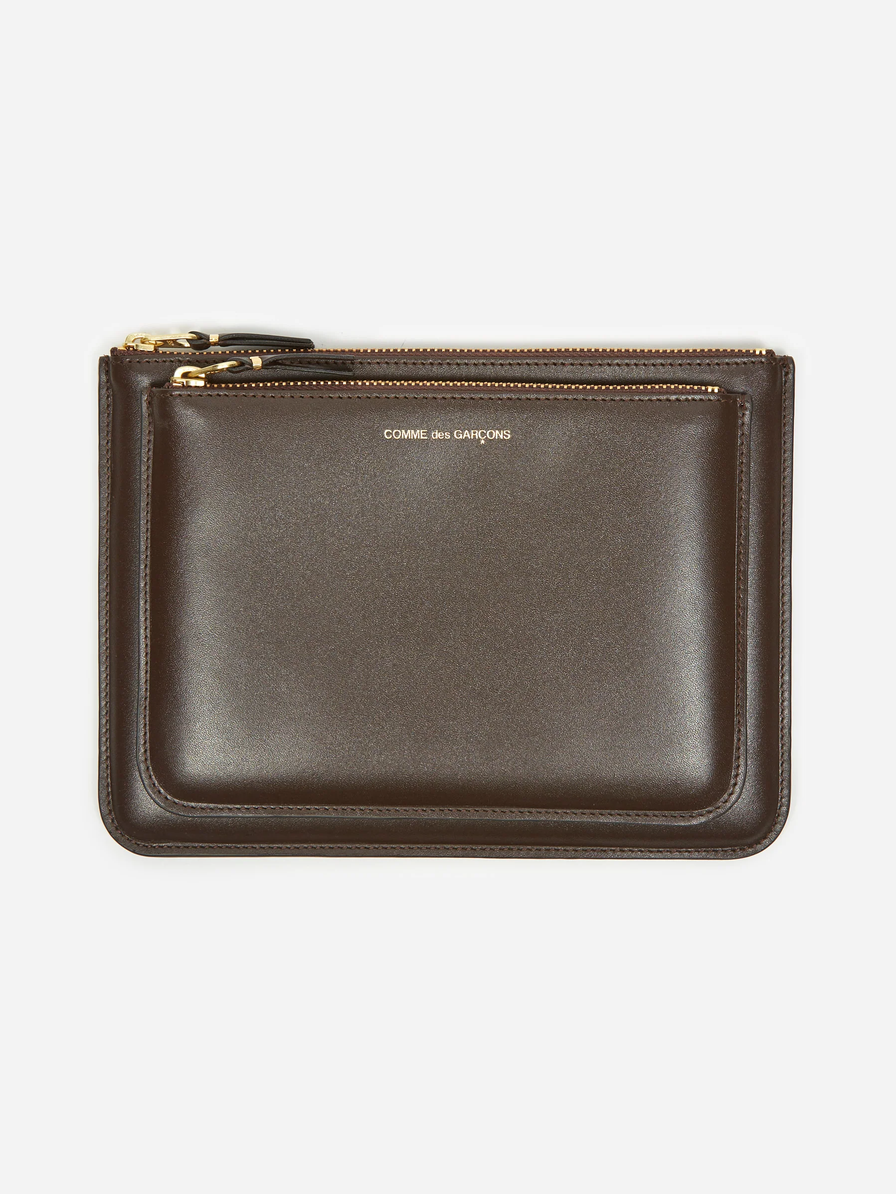 Comme des Garcons Wallets Outside Pocket (SA5100OP) - Brown