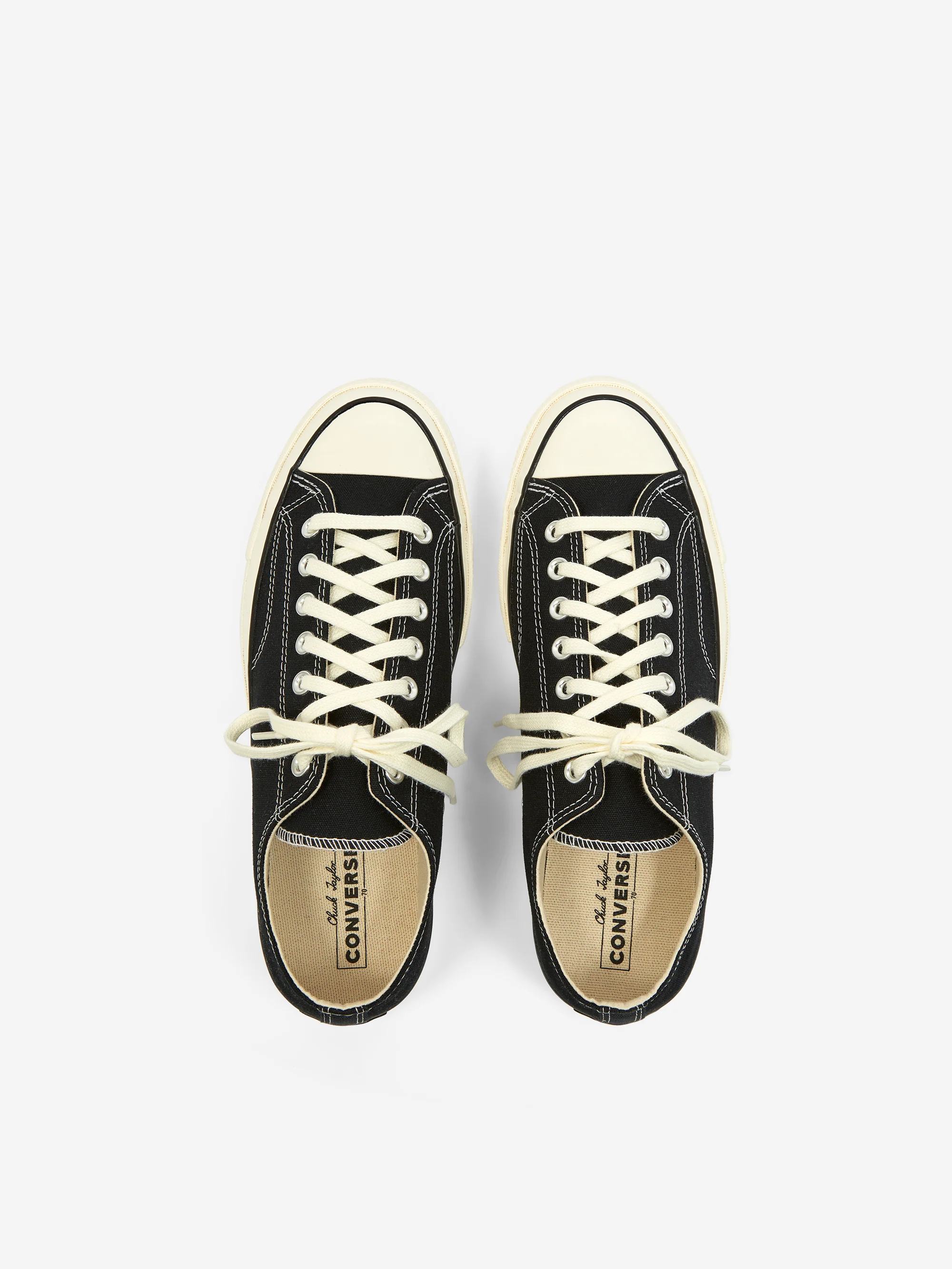 Converse Chuck Taylor All Star 70 Canvas Low - Black/Egret - Image 6
