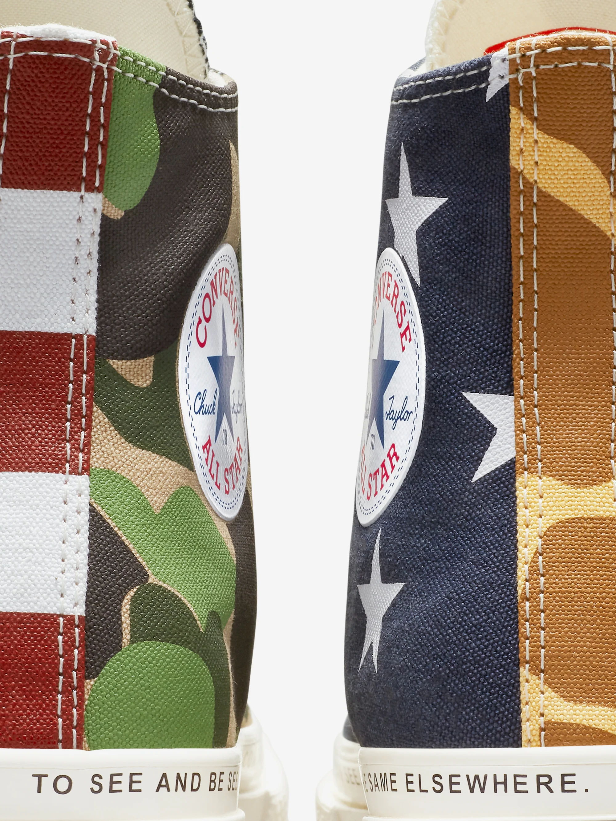 Converse x Brain Dead Chuck 70 - Egret/Black/Multi - Image 11