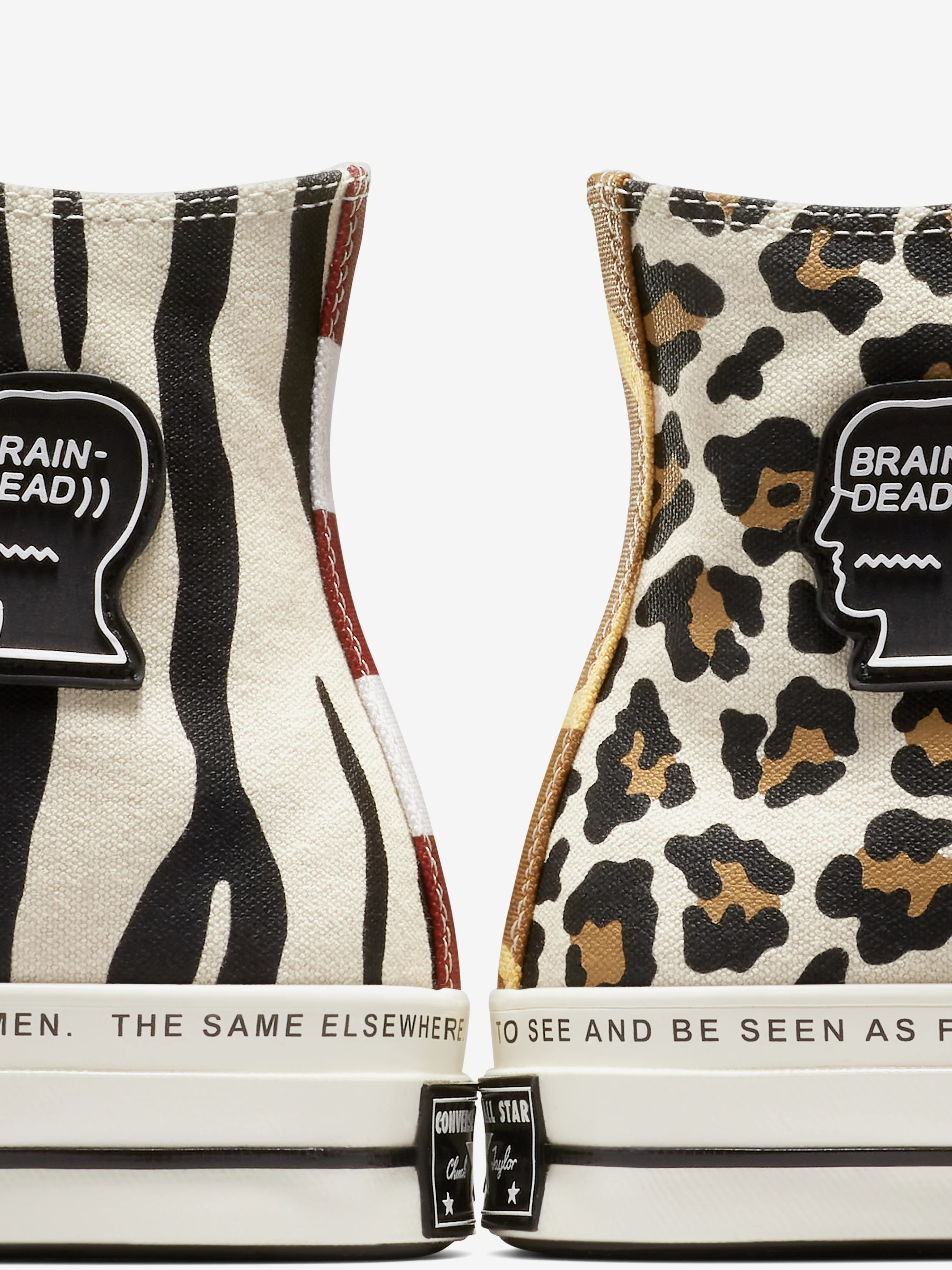 Converse x Brain Dead Chuck 70 - Egret/Black/Multi - Image 8