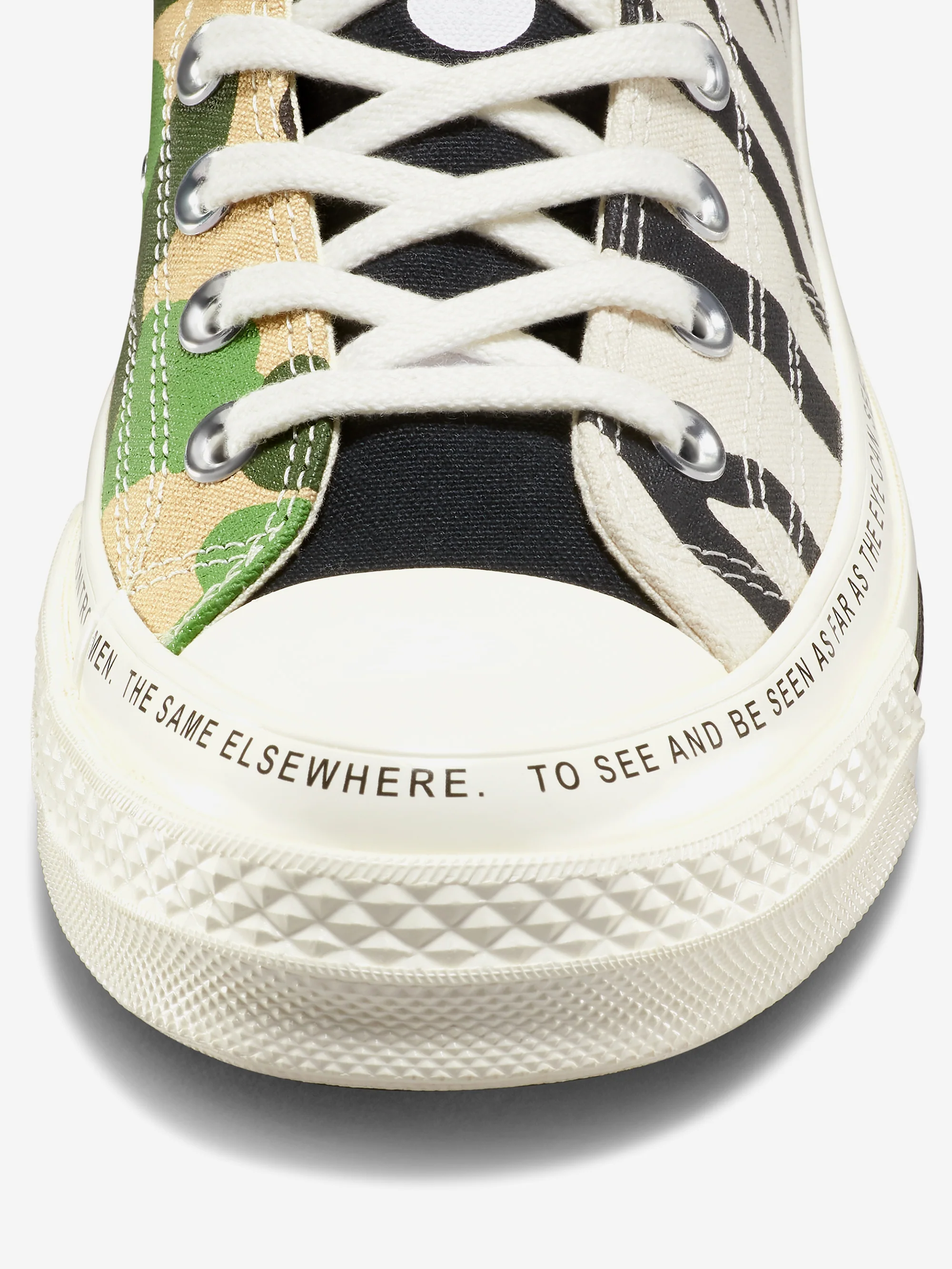 Converse x Brain Dead Chuck 70 - Egret/Black/Multi - Image 9