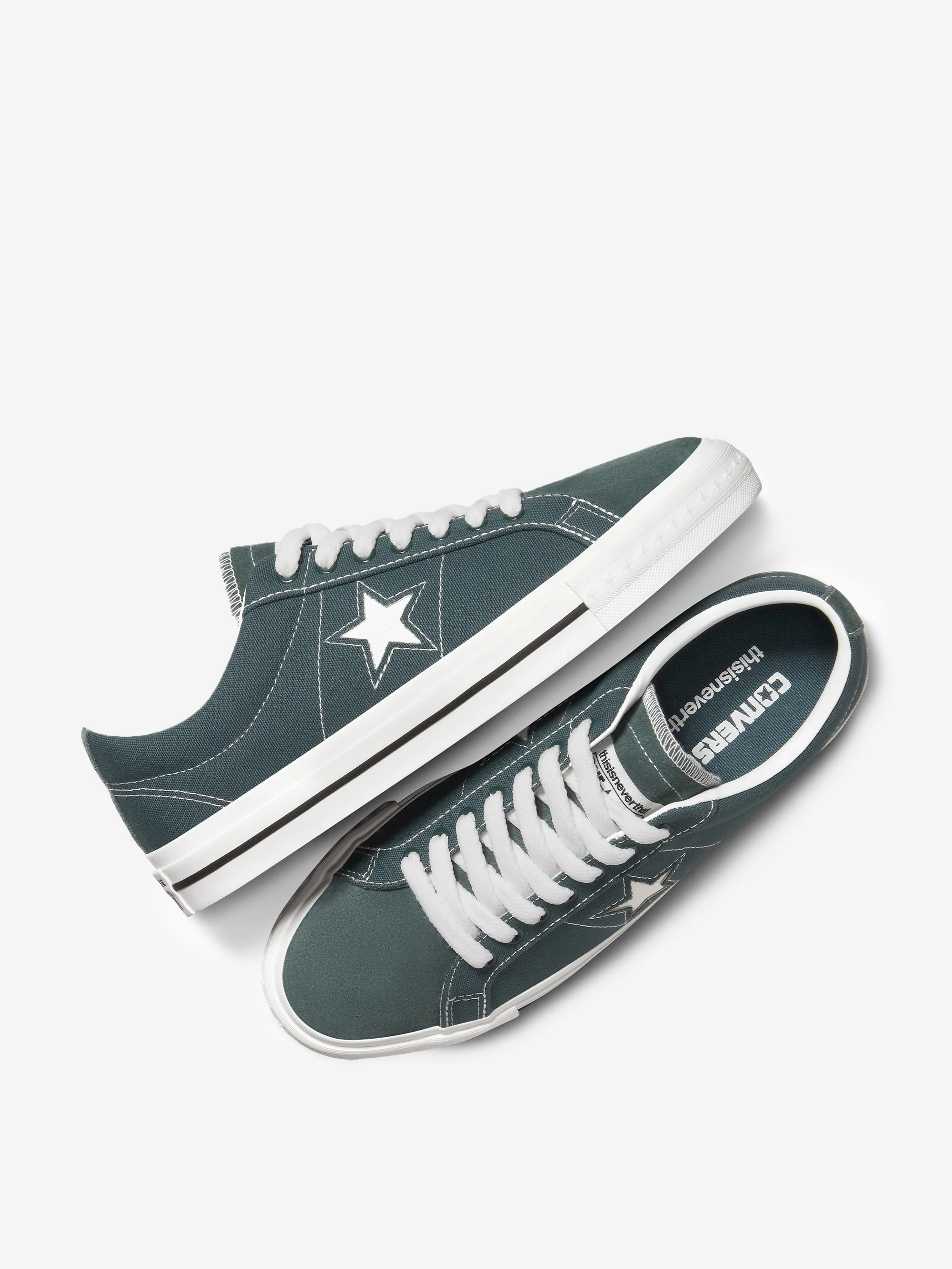 Converse x thisisneverthat One Star Pro - Trekking Green/Black/White - Image 3