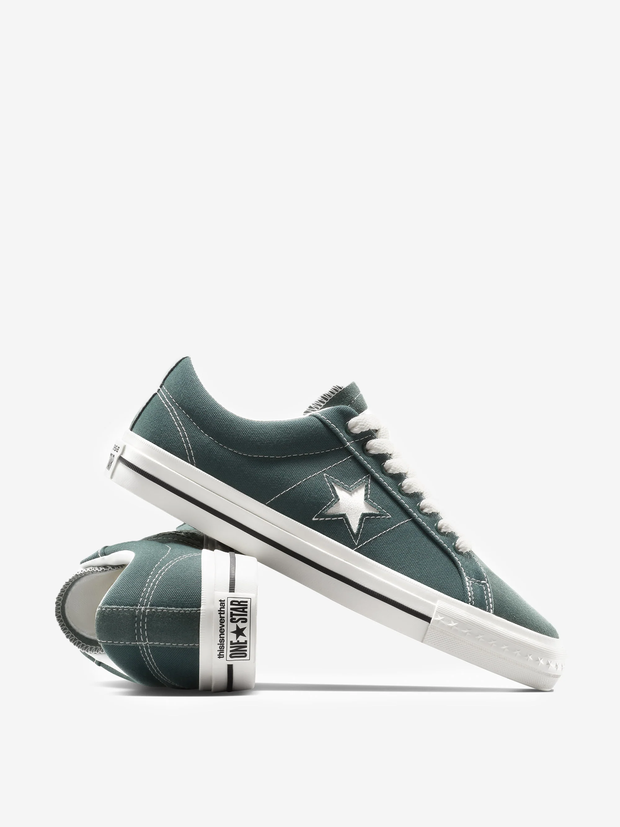 Converse x thisisneverthat One Star Pro - Trekking Green/Black/White - Image 4